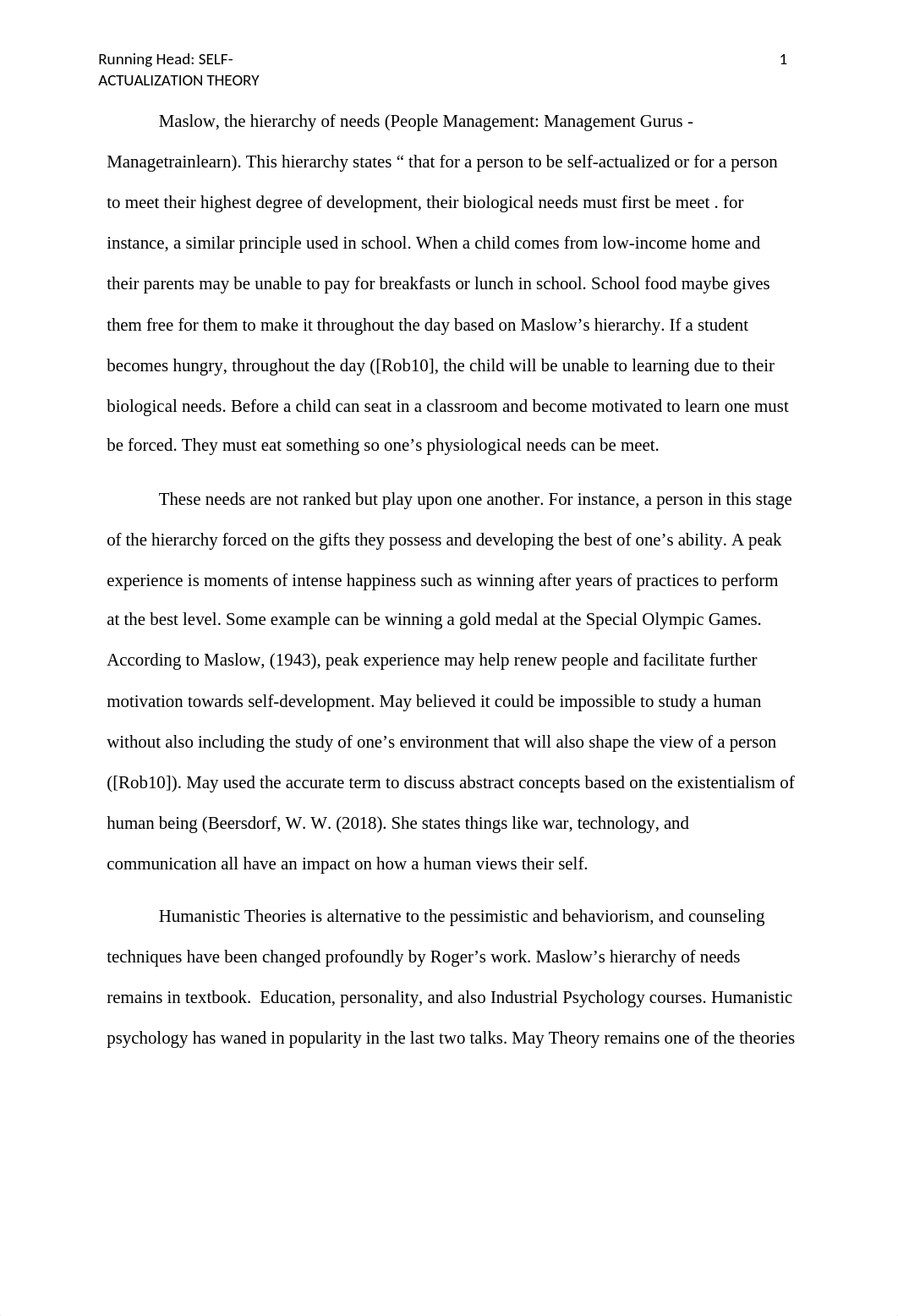 self-actualization theory and existential psychology paper.docx_deiqgmre09s_page2