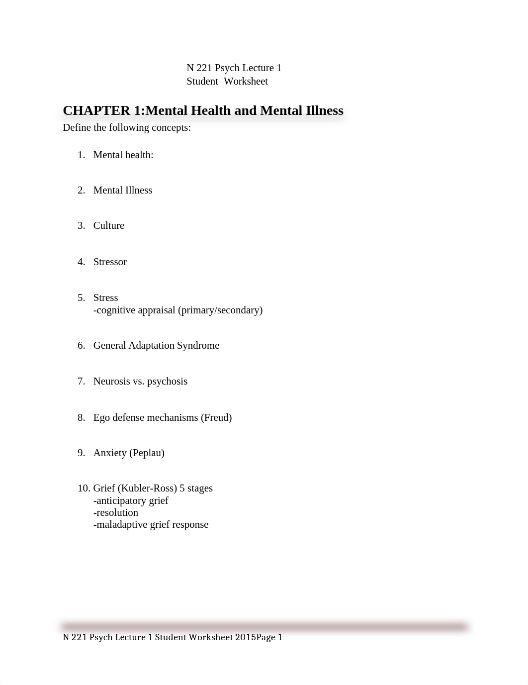 N 221 Psych Lecture 1 Student Worksheet_deivso73onw_page1