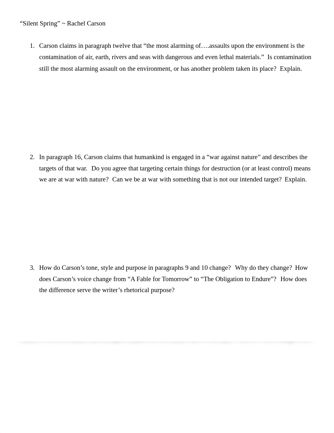 Kathryn Swistak - %22Silent Spring%22 Questions.pdf_dej31qmmz8s_page1