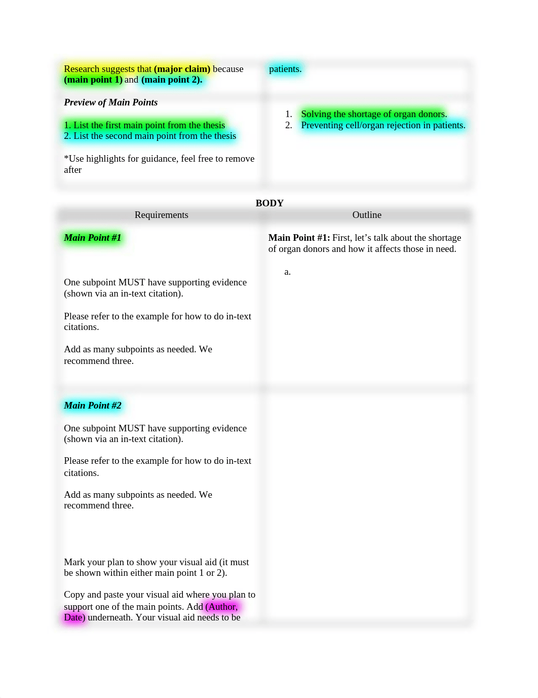 C464 Task 1 Presentation Plan.docx_dejcnr7man2_page2