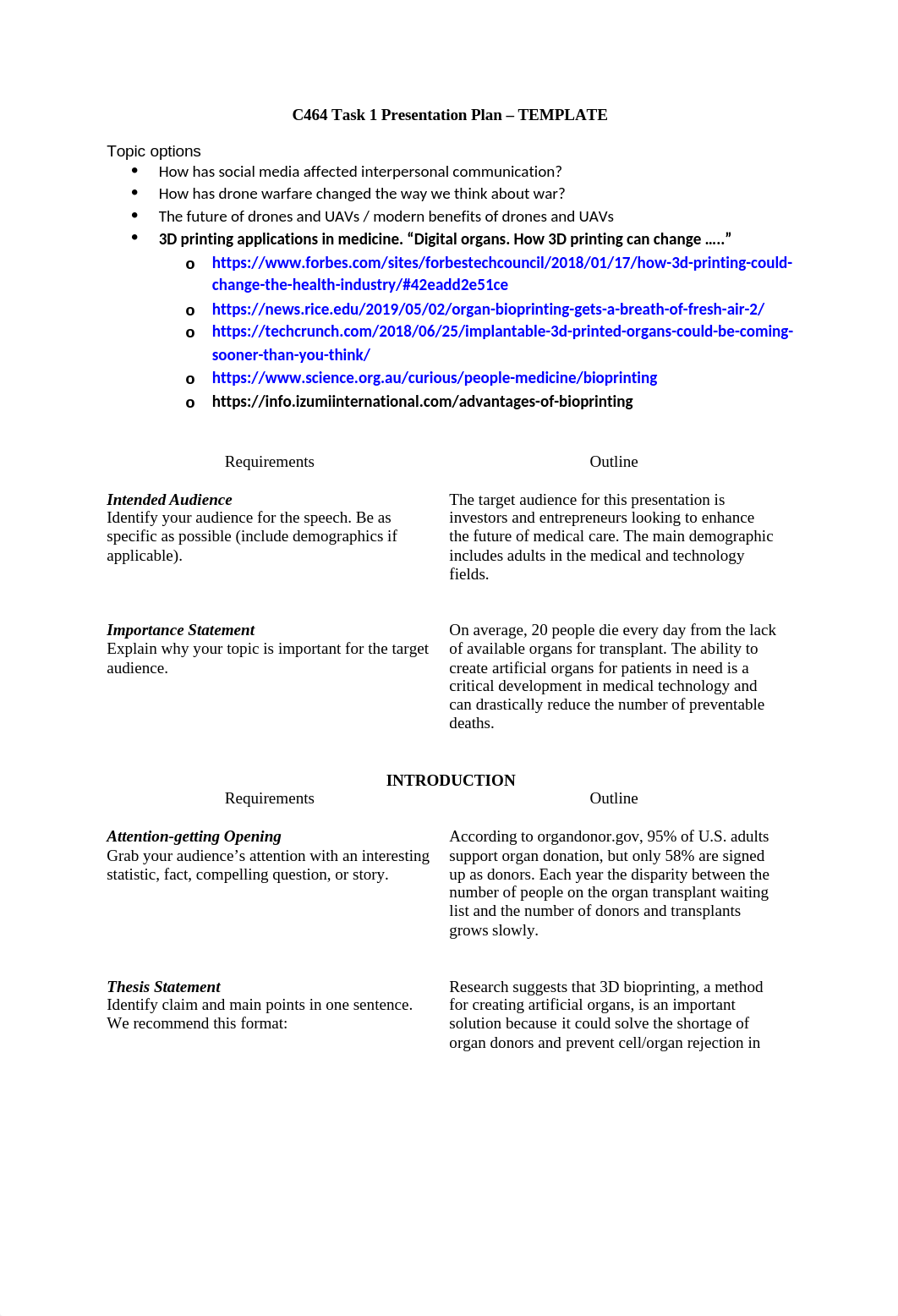 C464 Task 1 Presentation Plan.docx_dejcnr7man2_page1