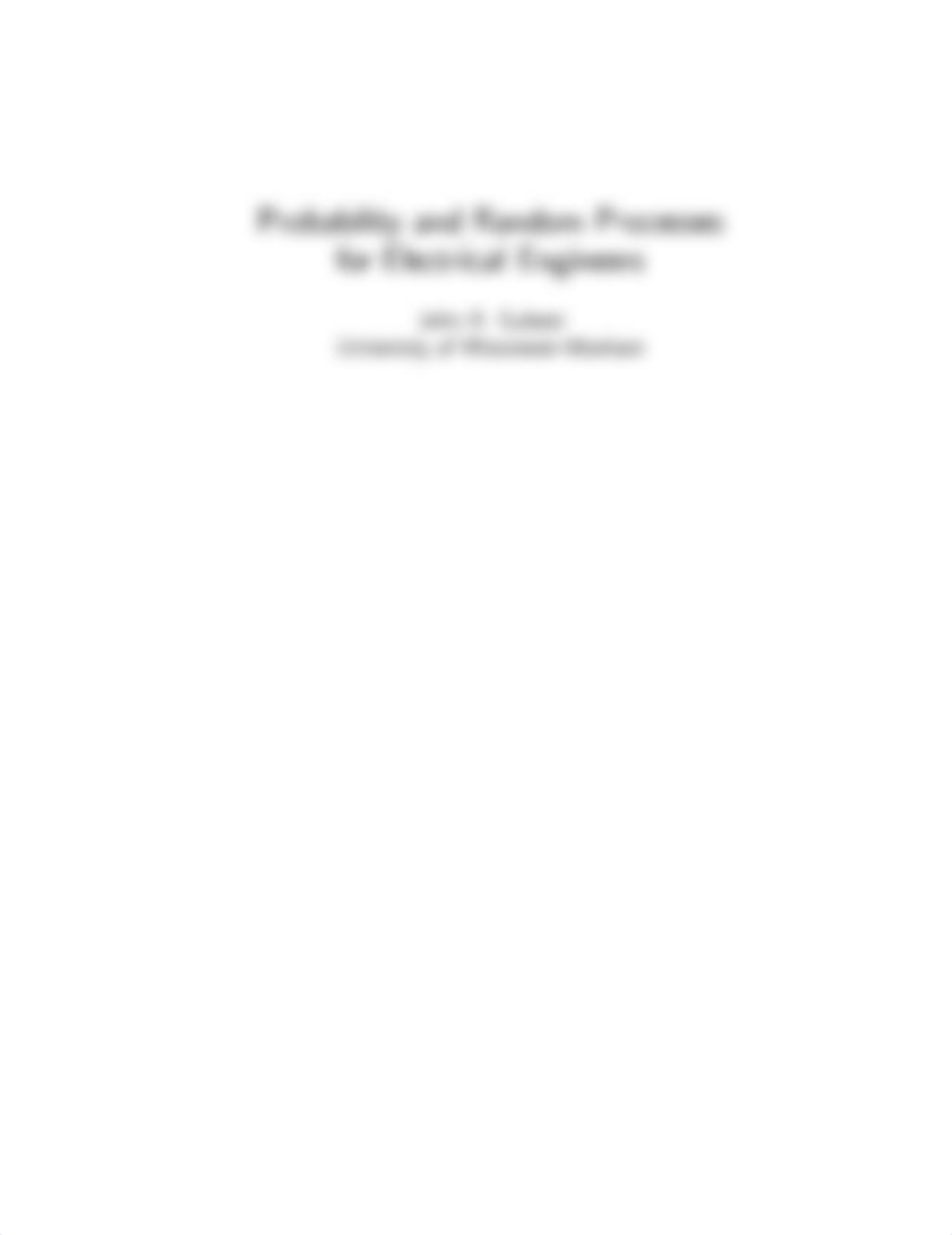 Probability And Random Processes For Electrical Engineers - John A Gubner_dek0qxb36xw_page1