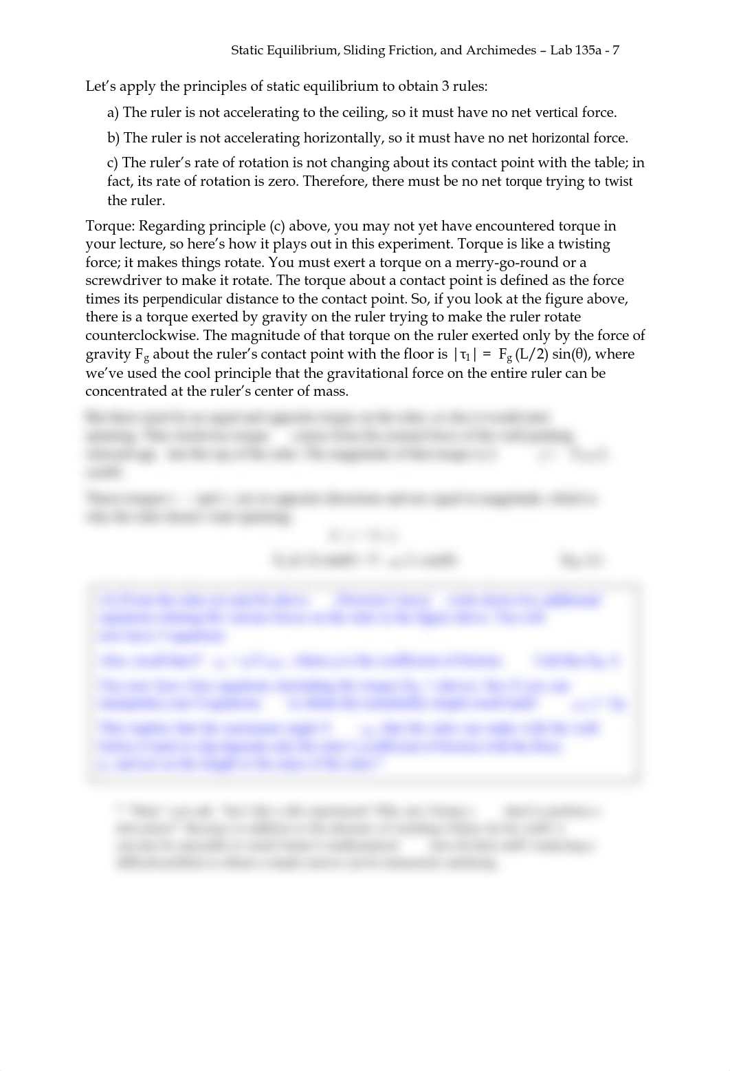 135a - Lab 7  - Static Equilibrium, Sliding Friction, and Archimedes - Fall 2022 - v7 at USC.pdf_dek149apd3n_page2