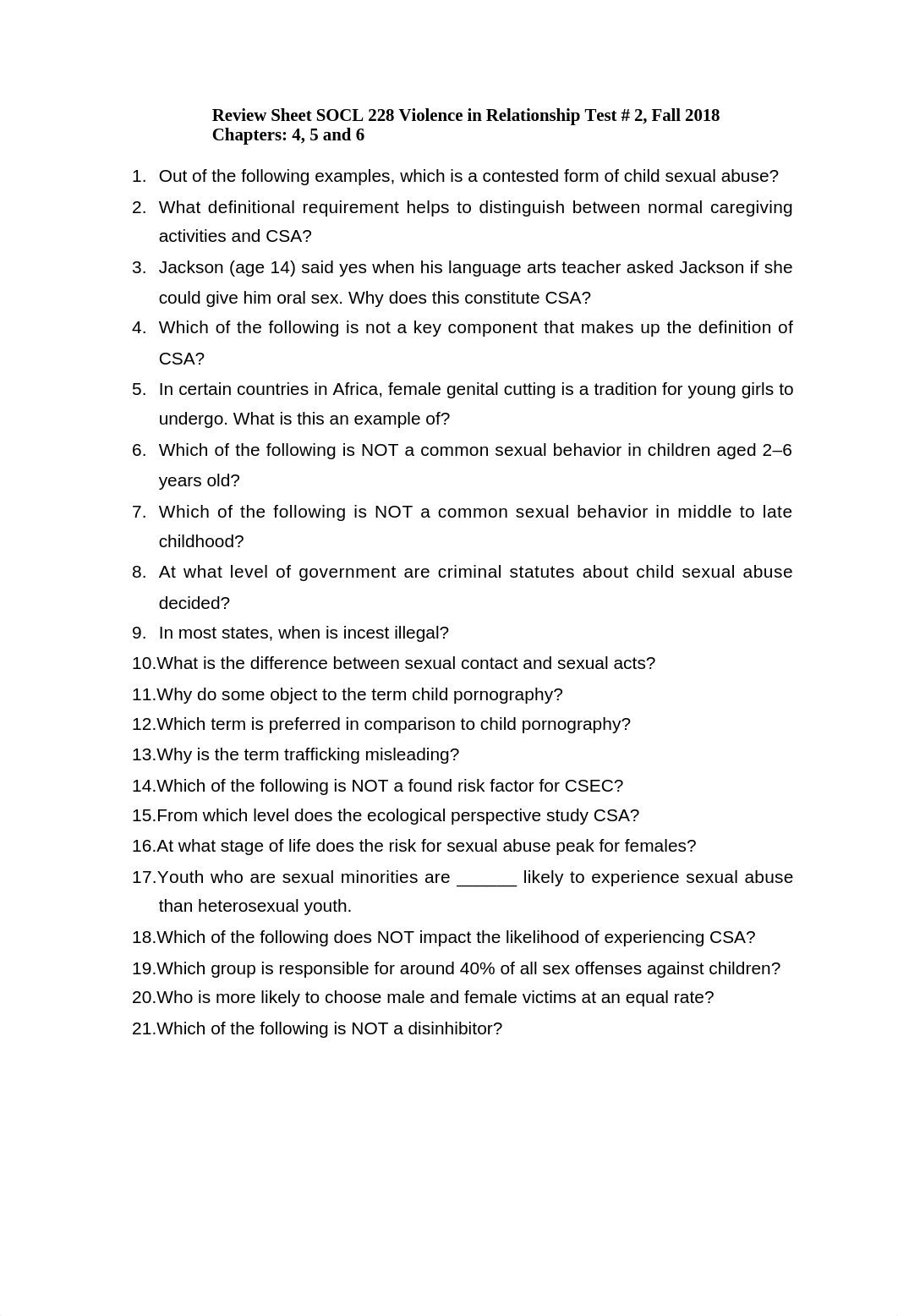 2 Review Sheet SOCL 228 Violence in Relationship Test 2 Fall 2018.docx_dekf680bs5d_page1