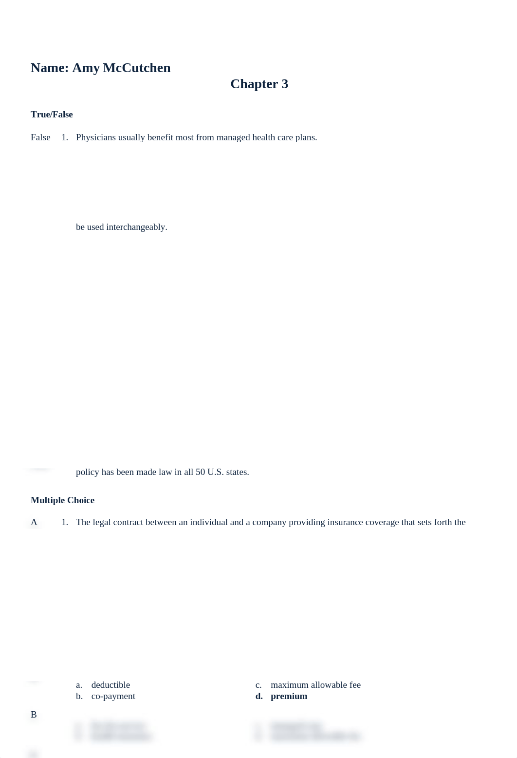 Chapter 3 test for medical coding and billing_deknkbnm3wb_page1