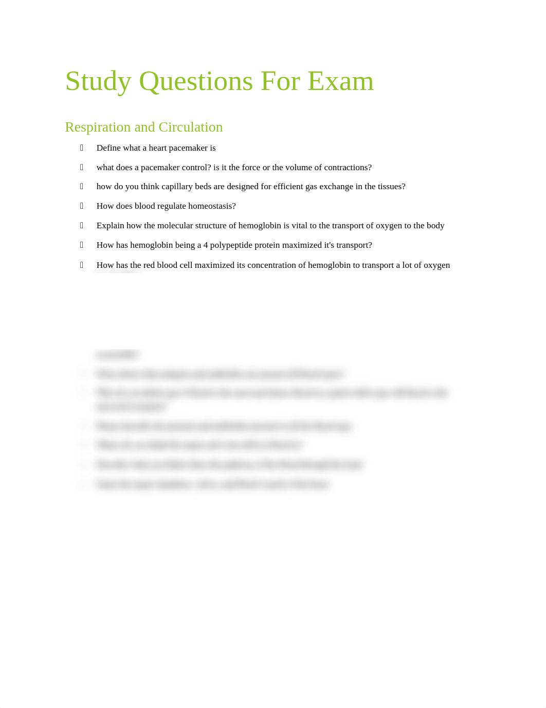 Study Questions; Respiration and Circulation_dekwtwjas92_page1