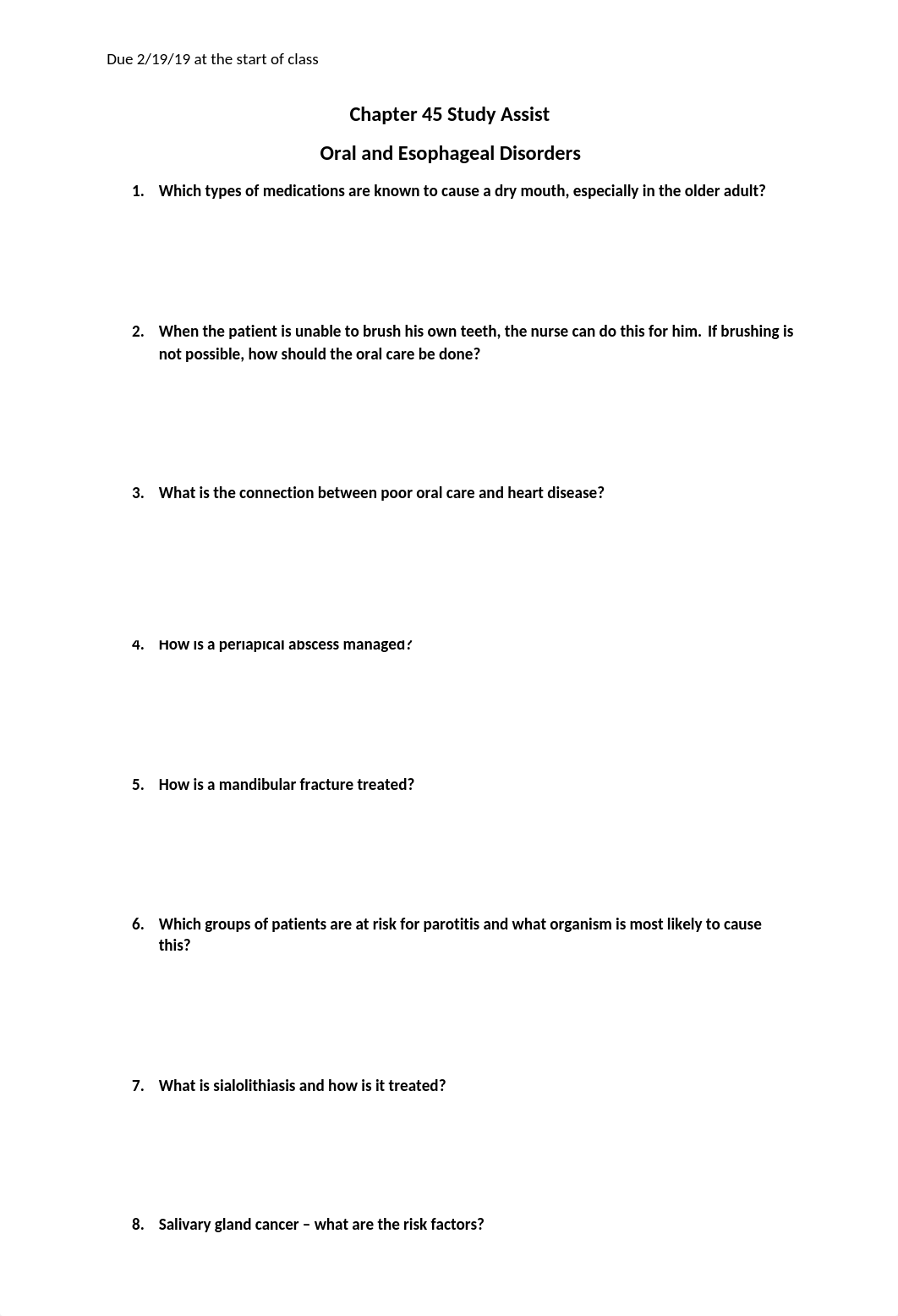 Chapter 45 Oral and Esophageal Study Assist.docx_del3v8i5cok_page1