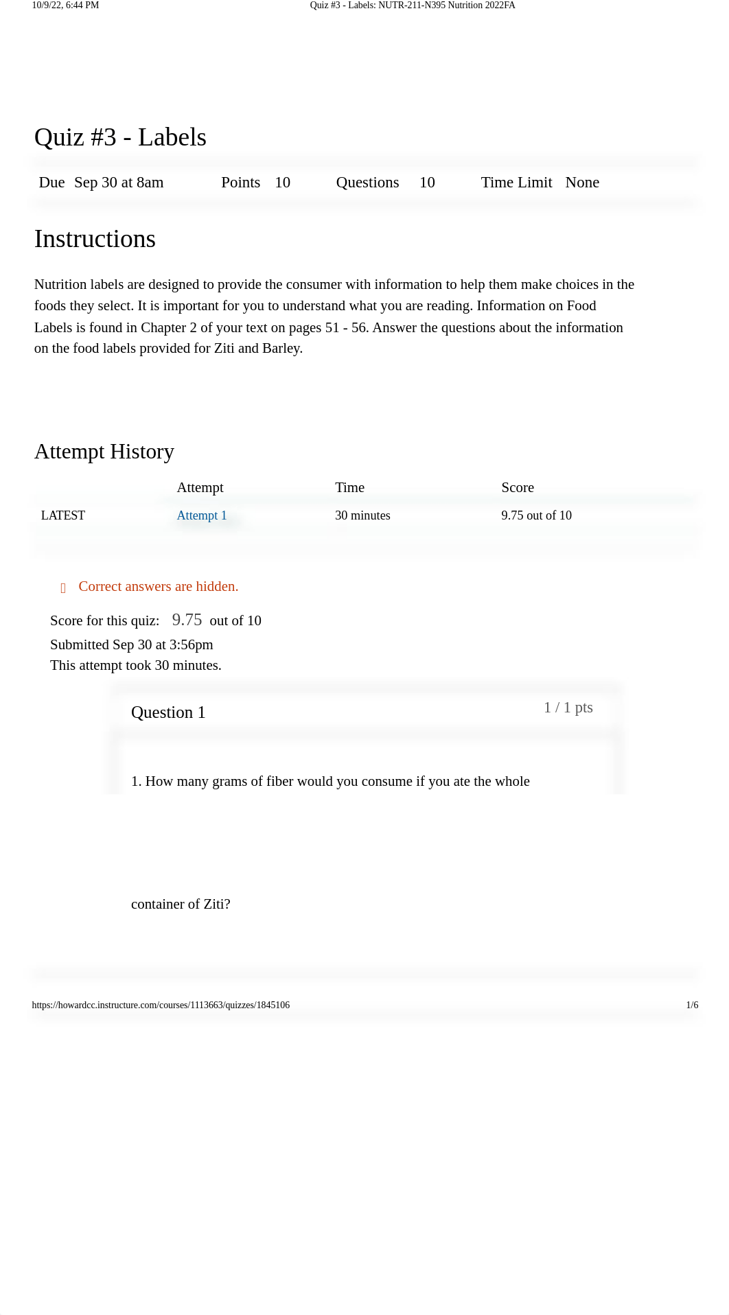 Quiz #3 - Labels_ NUTR-211-N395 Nutrition 2022FA.pdf_del43ieoo95_page1