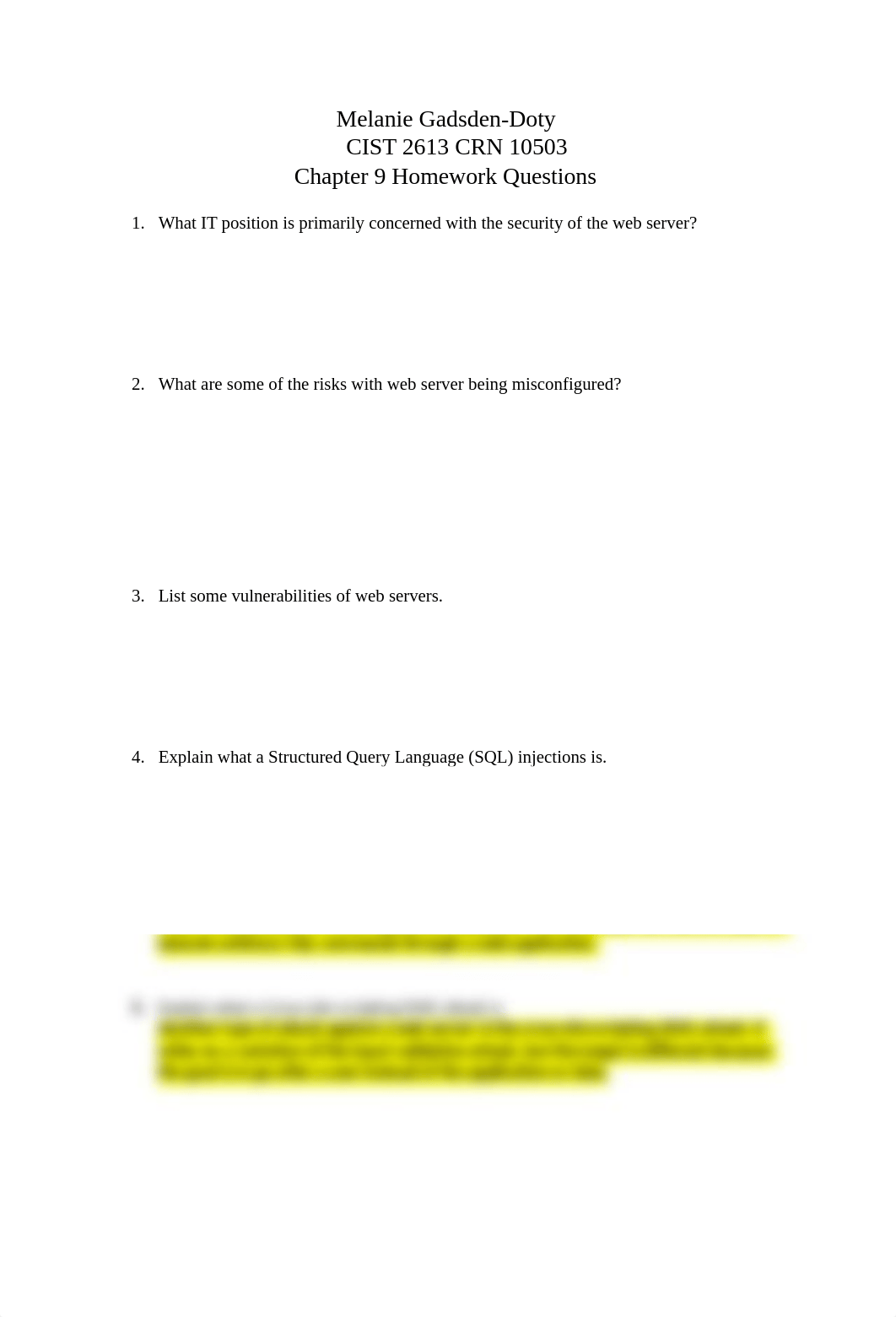 Mel Gadsden-Doty CIST 2613 Chapter 9 Homework Questions.docx_delax3fgpqo_page1