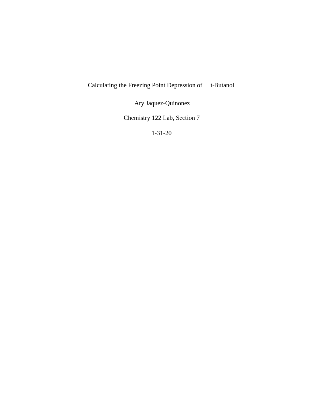 Calculating the Freezing Point Depression of t-Butanol.pdf_dell3z1wcjk_page1