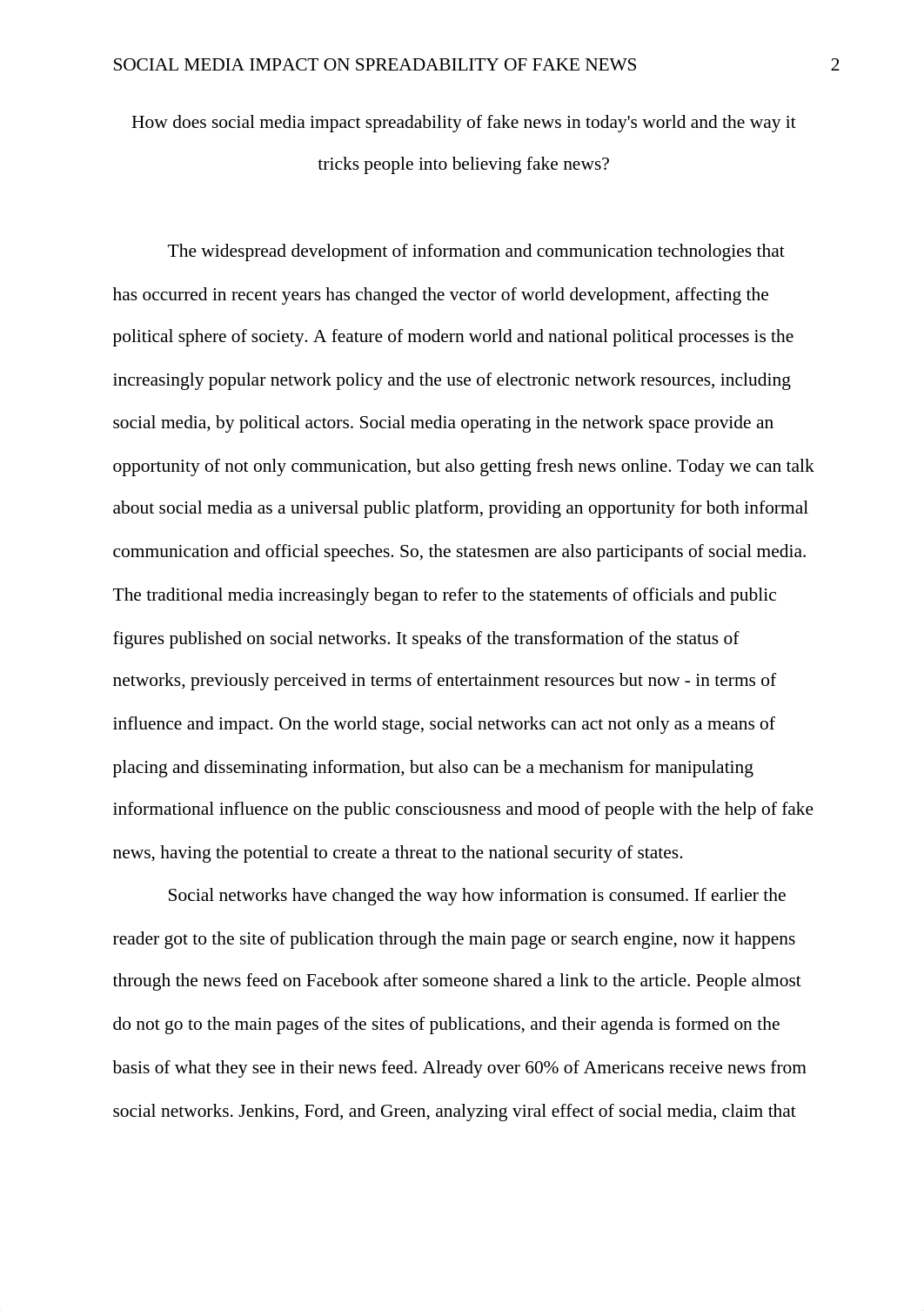 How does social media impact spreadability of fake news in today's world and the way it tricks peopl_dem3j0mbd03_page2