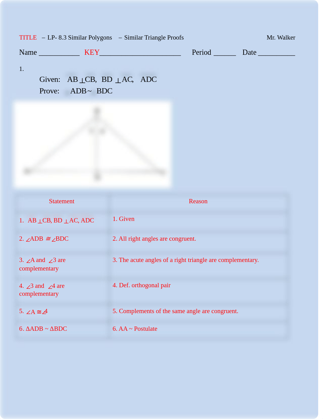 LP-8.3 Similar Polygons-Similar Triangles - Revised - V2 - Worksheet 8.3 - KEY.1582376623.pdf_demd1rbvnfp_page1