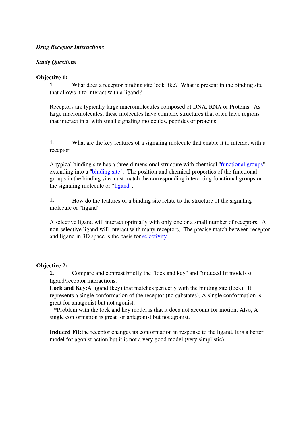 Drug Receptor Interactions  Study questions_demggq974yp_page1