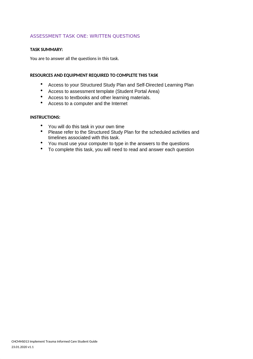 Assessment 5_CHCMHS013_Short&Extended Questions.docx_demhf5kujpc_page2