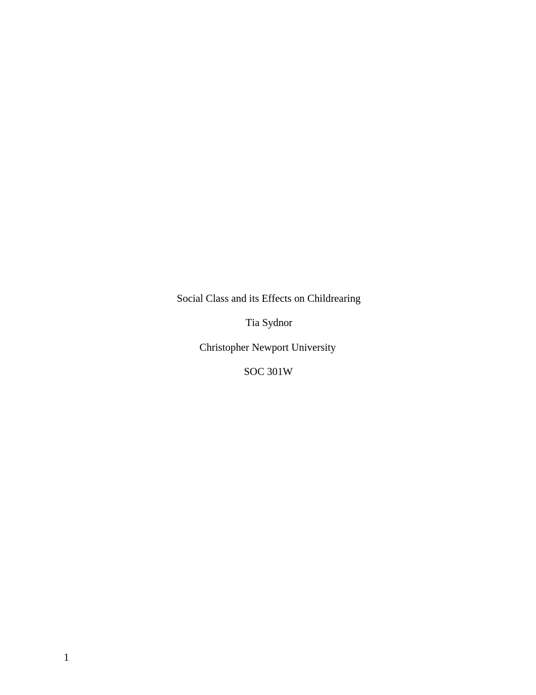 Paper on Social Class and its Effects on Childrearing_demj5hxc4kg_page1