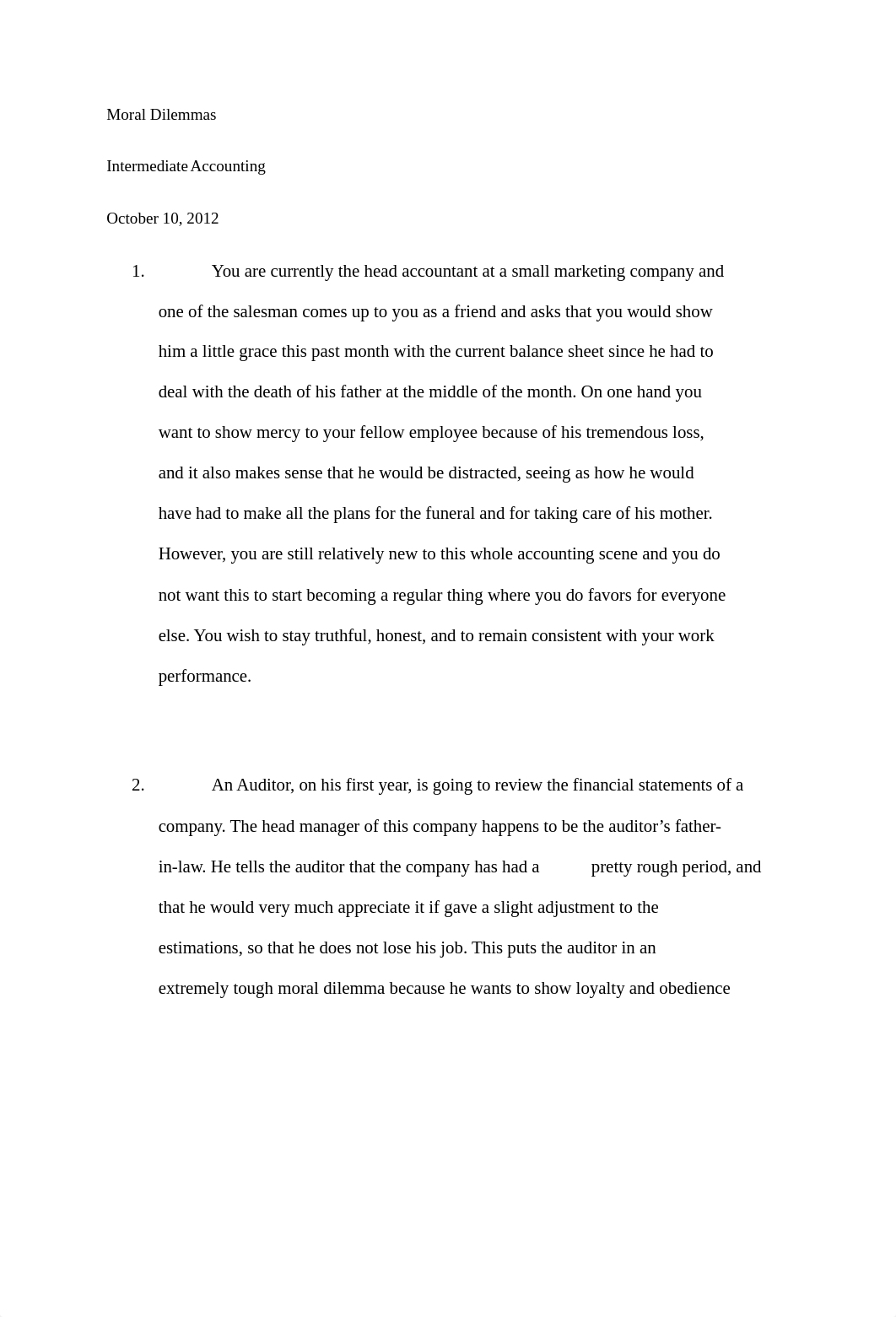 moral dilemma - Values Integration Case - Essay_demkfq6lhct_page1