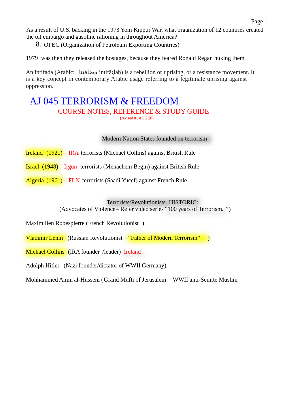 COS AJ 045 2020 Study Guide revised 01AUG20.doc_demmnzdc34o_page2