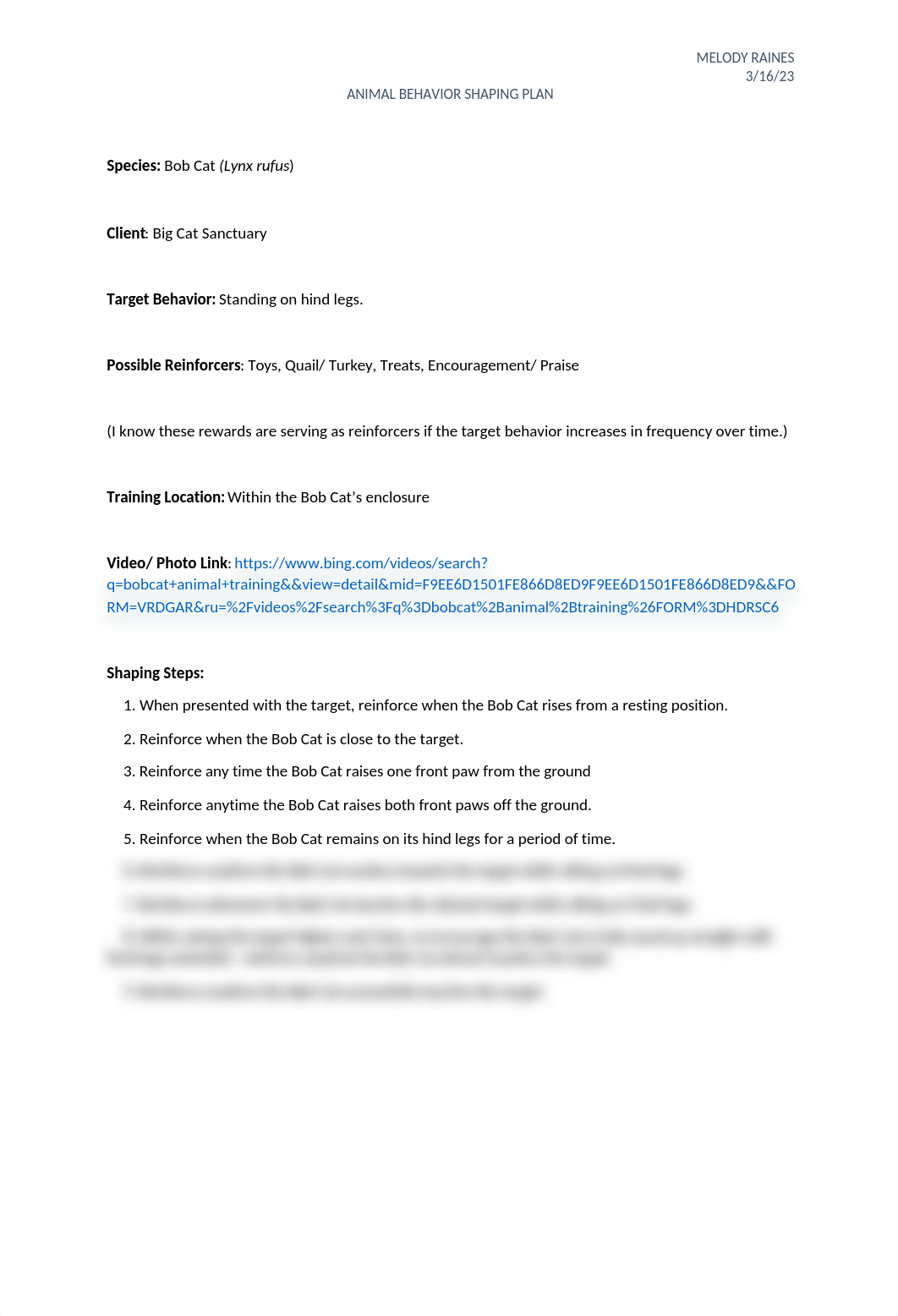 Animal Behavior Shaping Plan_Raines.docx_den21qgqbnt_page1