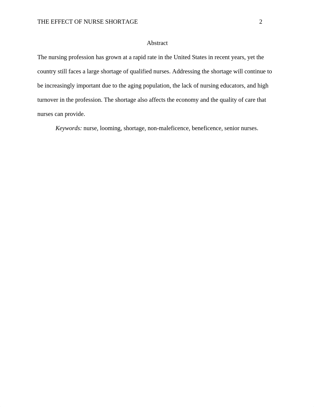 The Effect of Nurse Shortage to the Quality Care and the Economy.docx_den58akh97b_page2