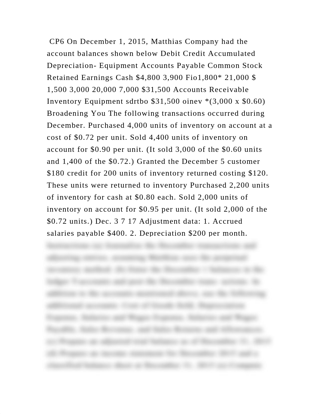 CP6 On December 1, 2015, Matthias Company had the account balances sh.docx_den971mopjm_page2
