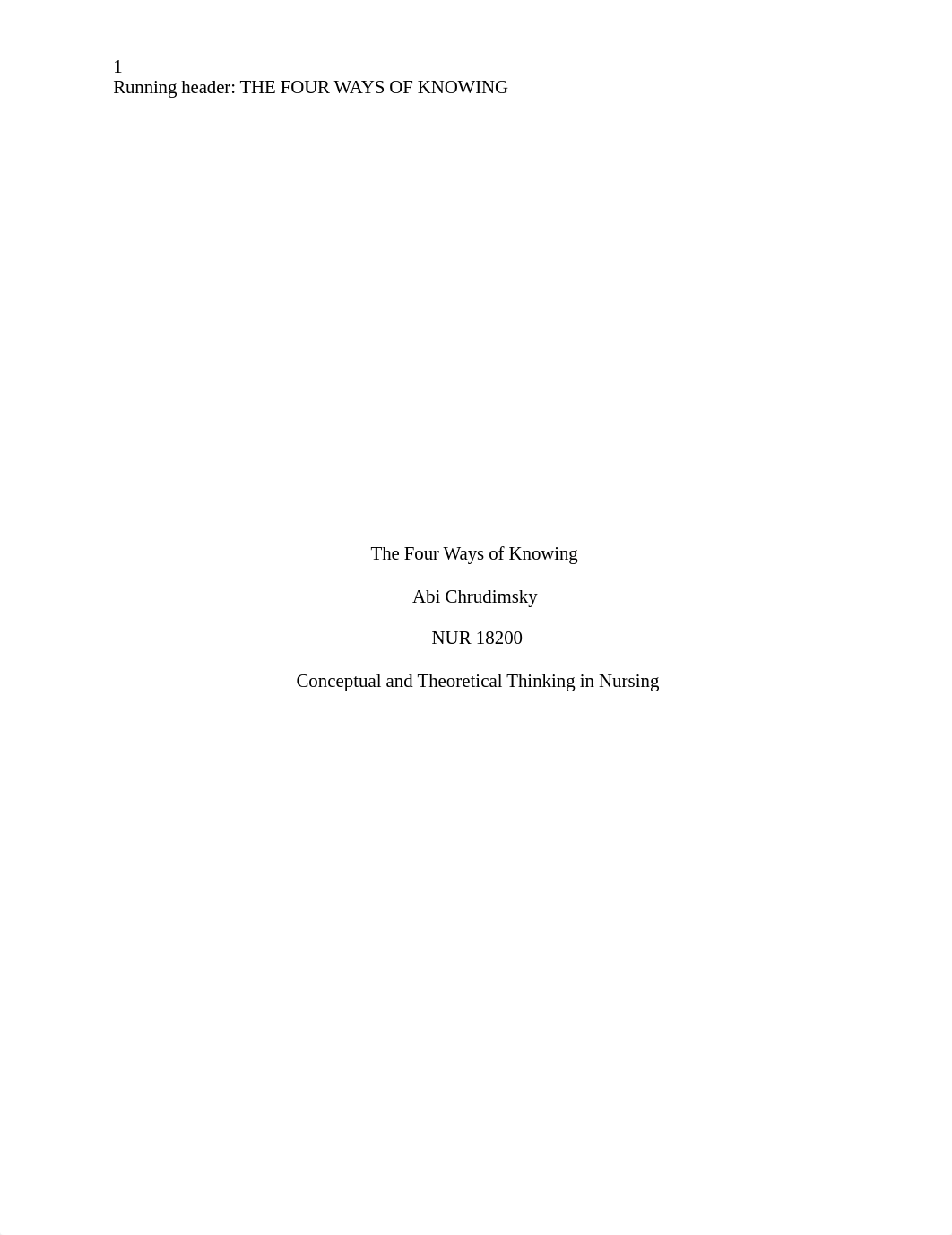 The Four Ways of Knowing .docx_denczr6e7mh_page1