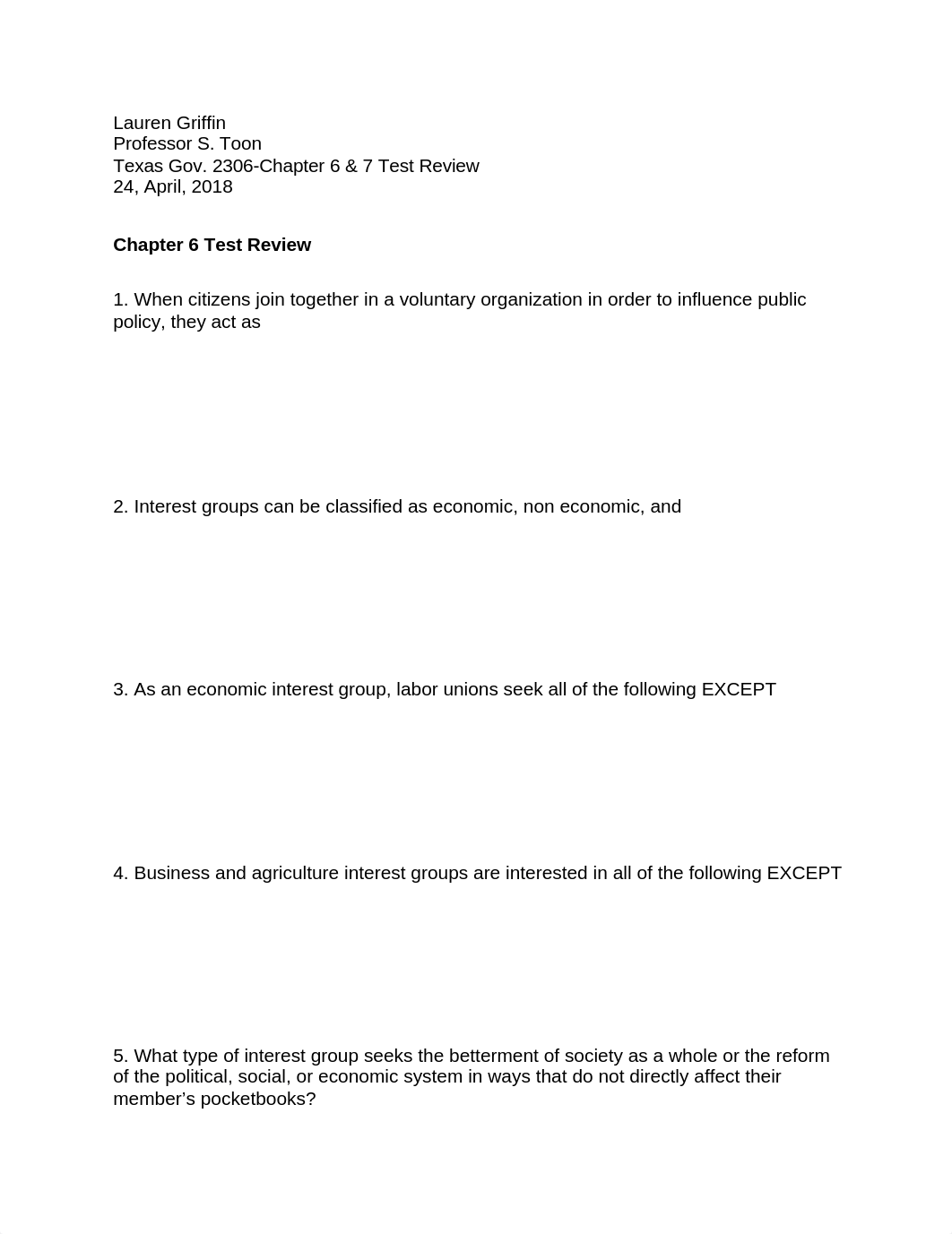 Texas Government CHapter 6 & 7 Test Review_denp74pmcsv_page1