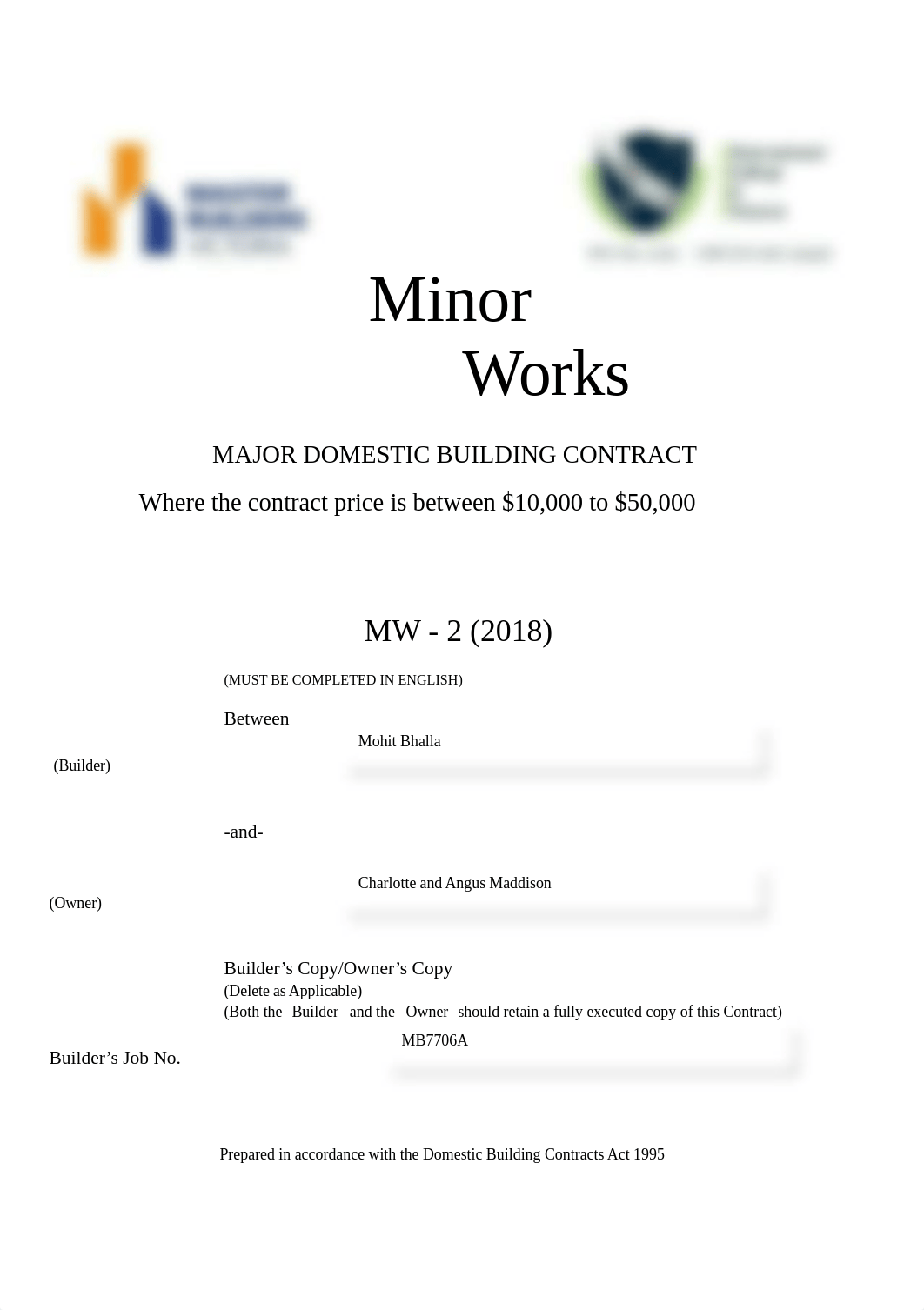 CPCCBC4003A - TASK 3 - MW2 - Minor Works Cont.docx_deo5regako7_page1