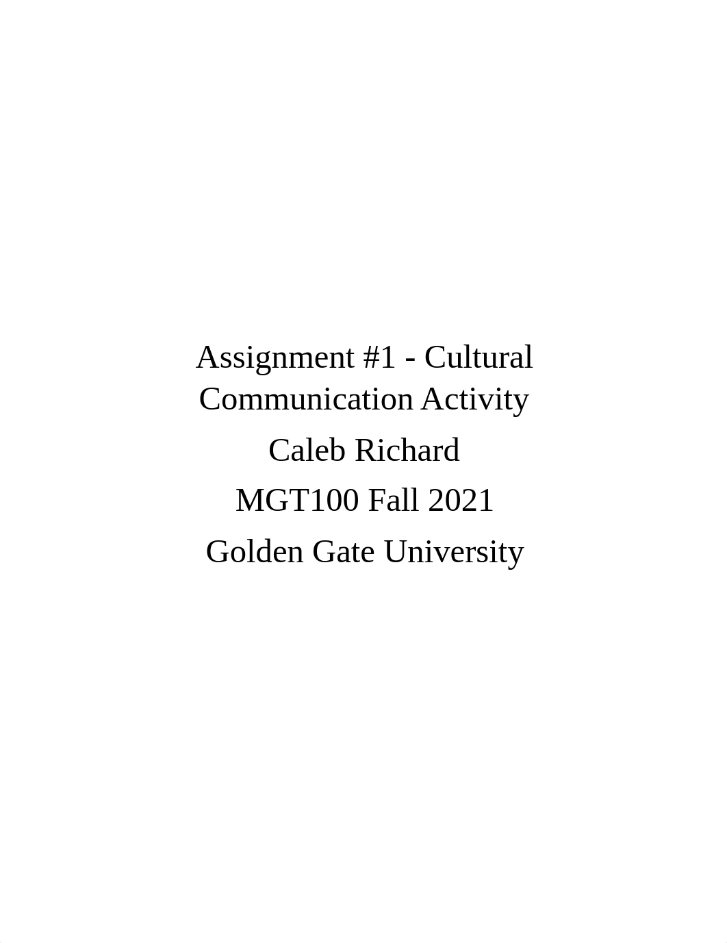 Assignment #1 - Cultural Communication Activity Caleb Richard.docx_deo7m1ptv2m_page1