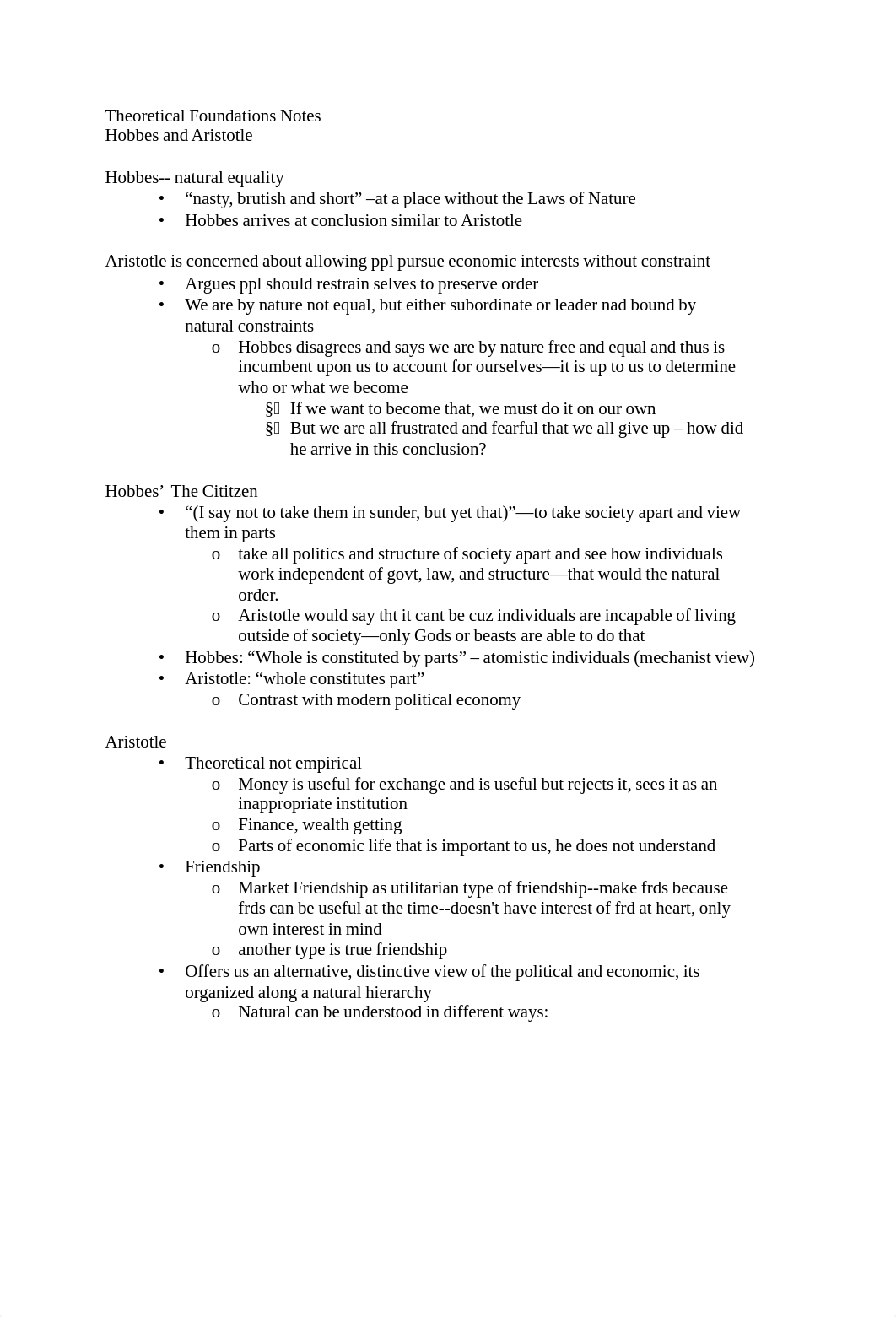 Theoretical Foundations Notes-Hobbes&amp;Aristotle_deobrh79nf2_page1