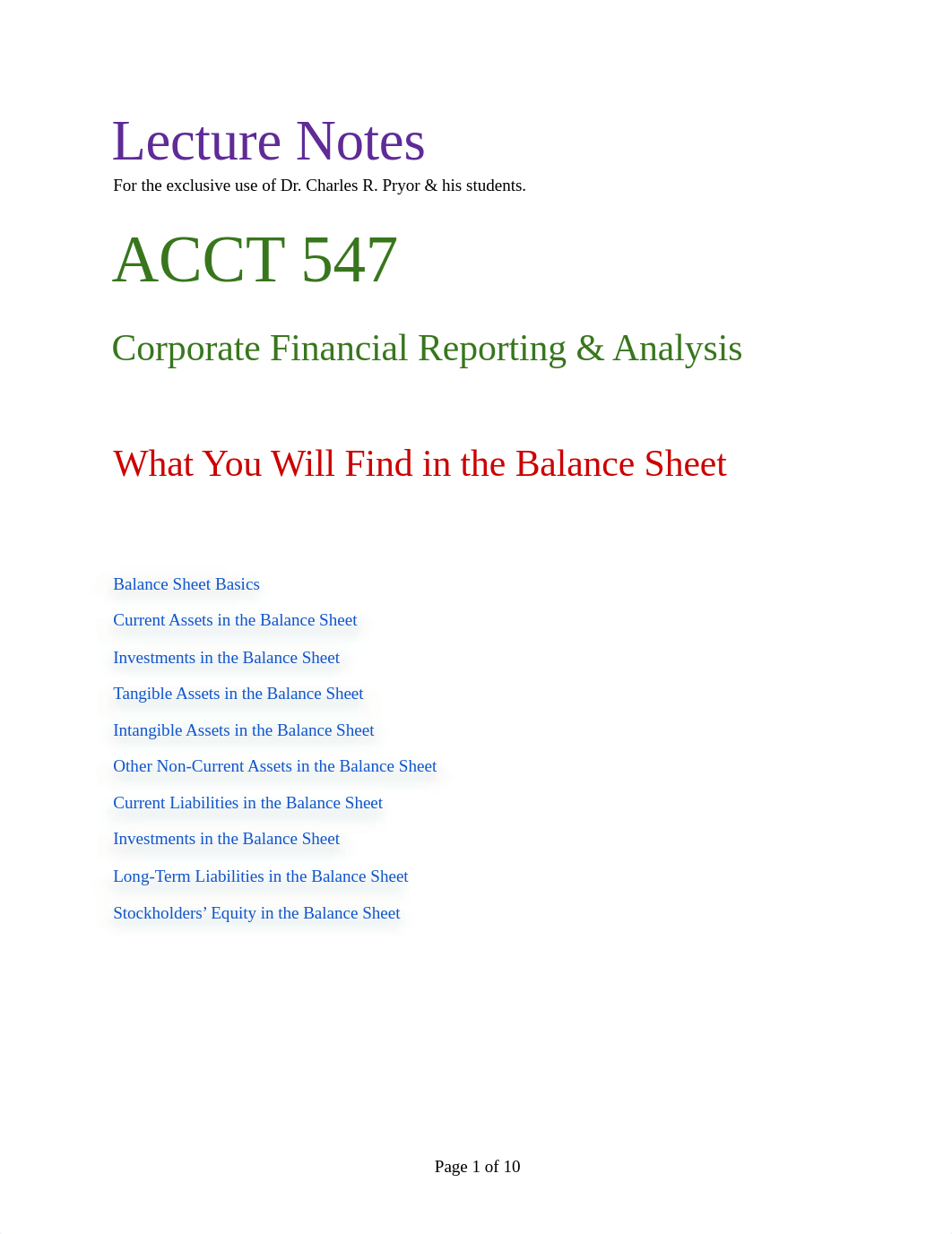 03 What You Will Find in the Balance Sheet (Lecture Notes).docx_deof6wv337r_page1