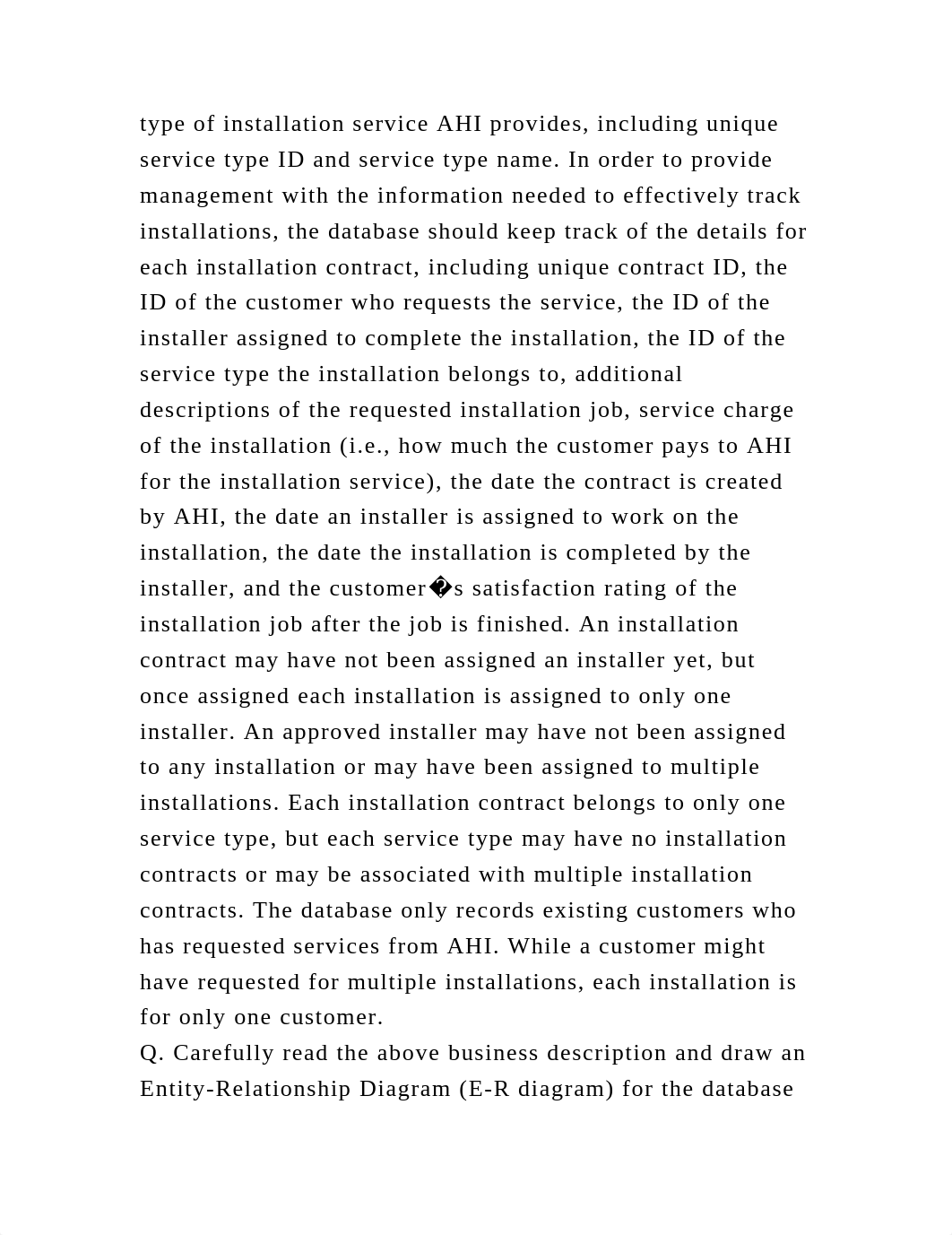 Make ER DiagramA1 Home Improvement (AHI) provides installation ser.docx_deouysvtx7v_page3
