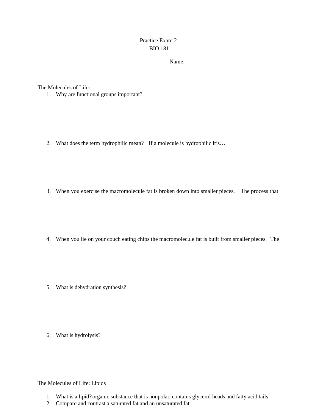 Practice Exam 2 (Biochem-Lipids - Photosynthesis).docx_dep7wdz9yuw_page1