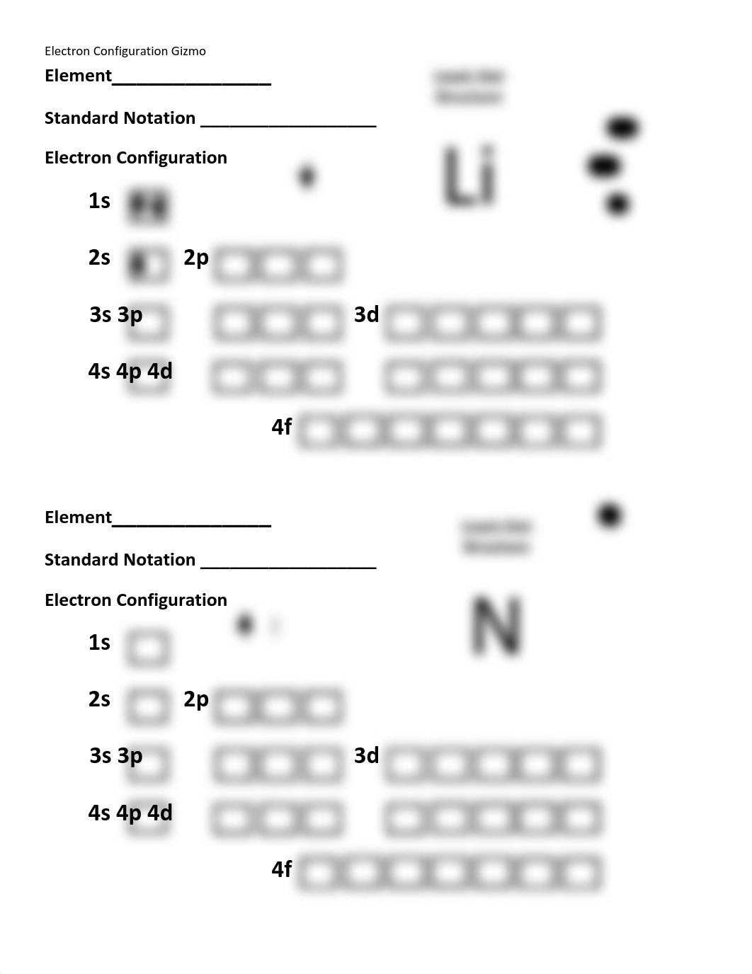 Electron Configuration and Lewis Dot Structure Gizmo - 8989534.pdf_depcz3wq2vn_page2