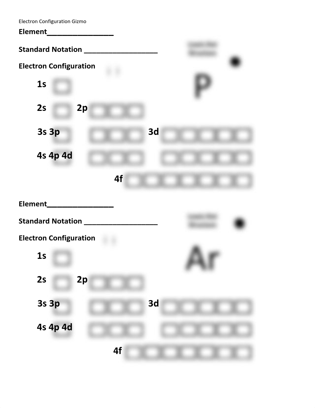 Electron Configuration and Lewis Dot Structure Gizmo - 8989534.pdf_depcz3wq2vn_page4