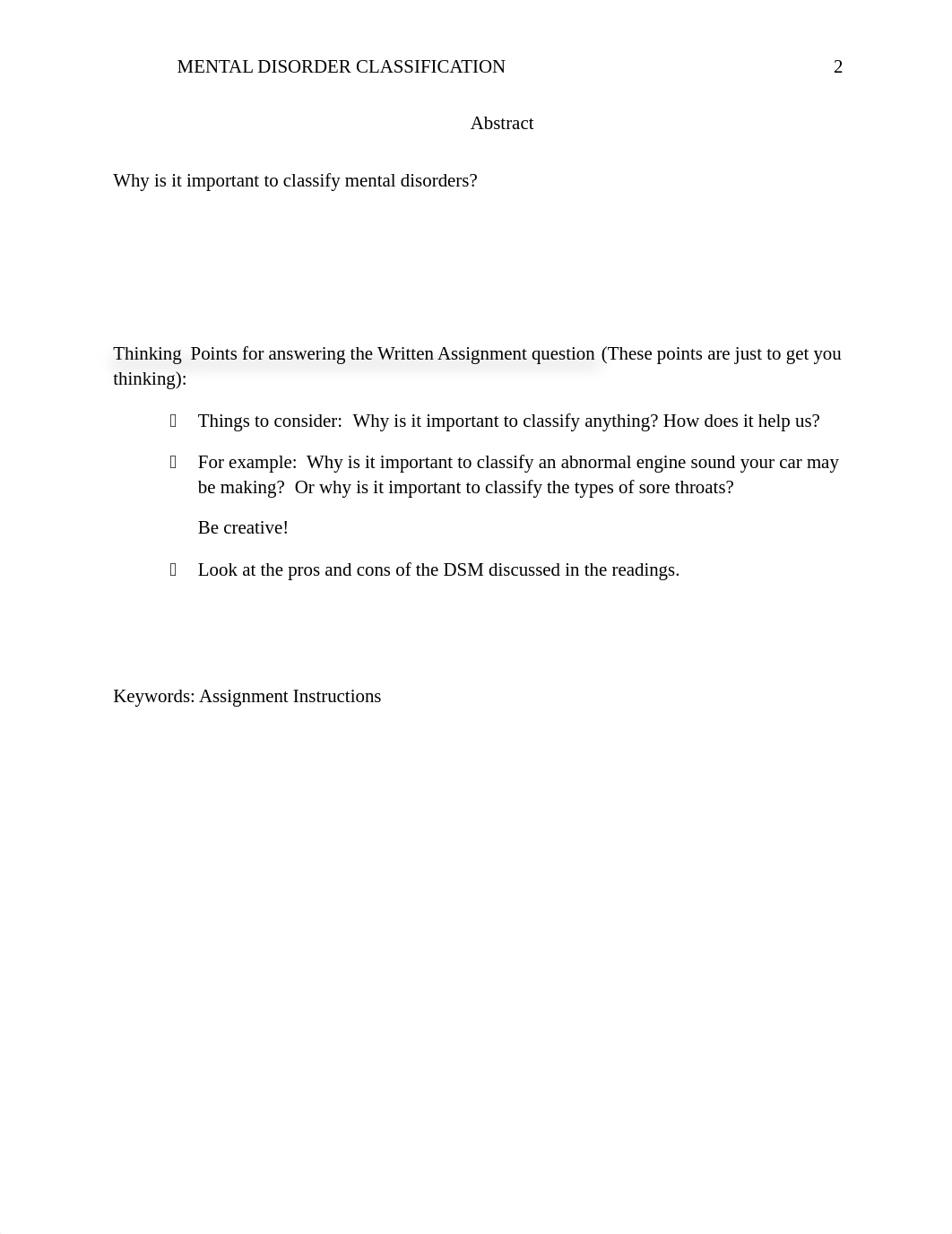 The Classification of Mental Disorders_Wk 3 assignment_deph1uyvmbp_page2