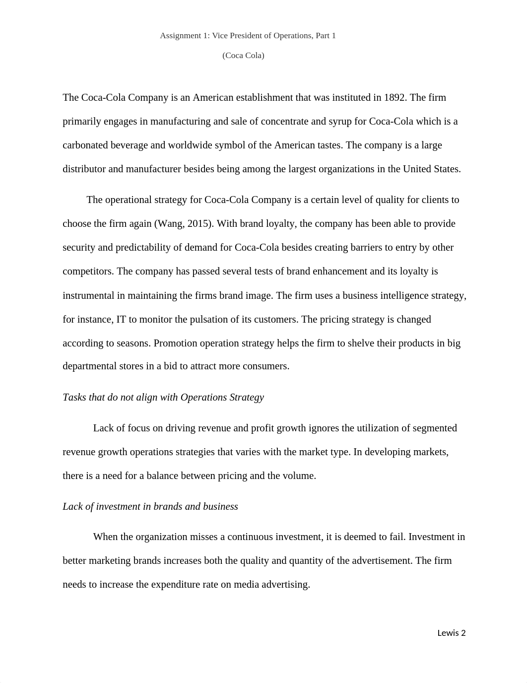 Bus 515 Assignment 1 Vice President of Operations Part 1 .docx_depneqweo4v_page3