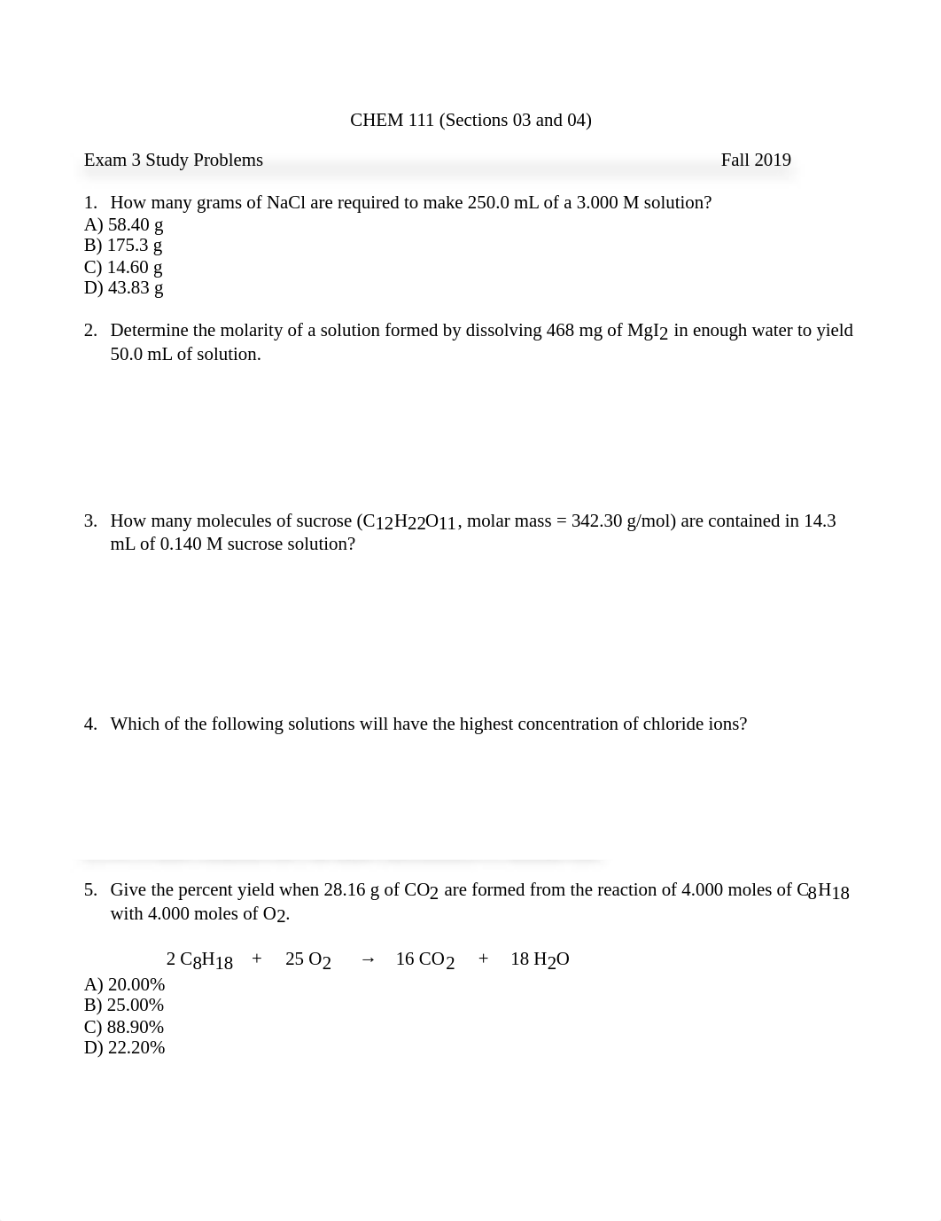 CHEM111 Exam 3 Study Problems- 2019.pdf_depocue4q81_page1