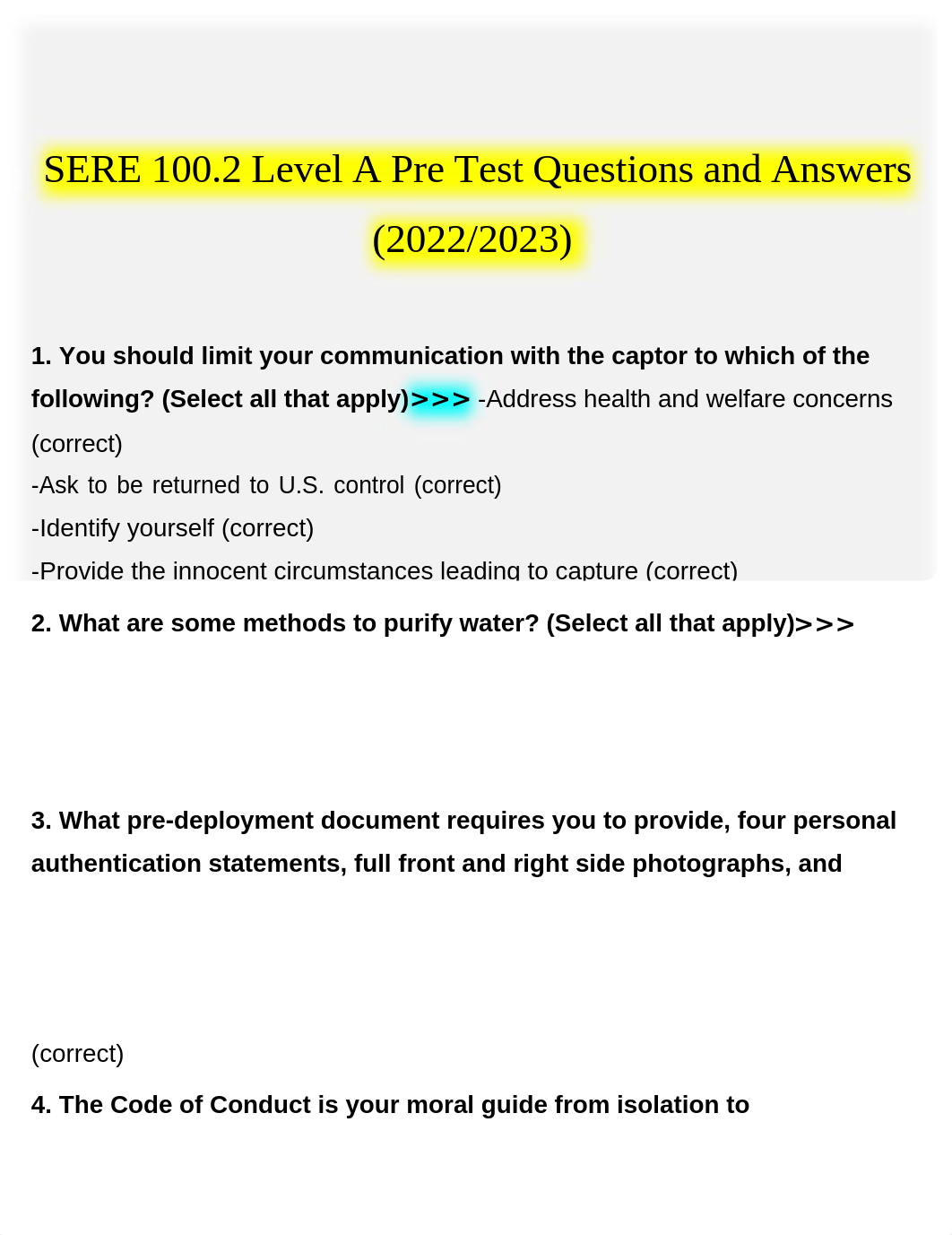 SERE 100.2 Level A Pre Test Answers.docx_depqqcvl7mo_page1