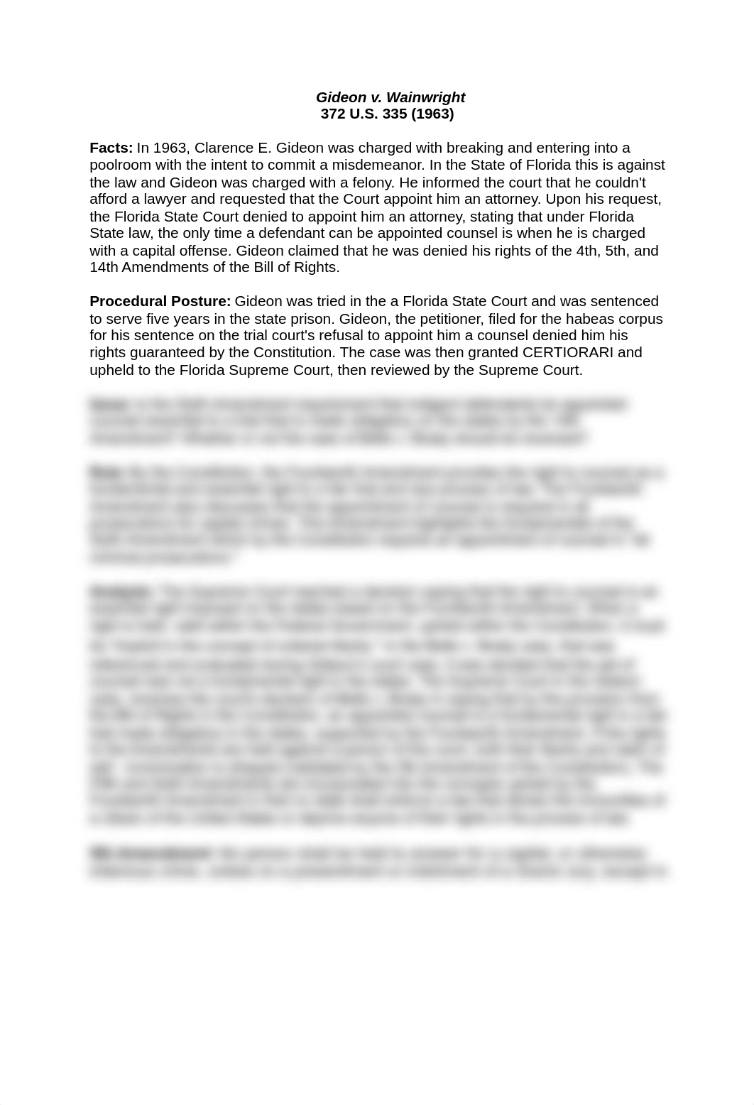 Gideon v. Wainwright casebrief_deqae8r816n_page1