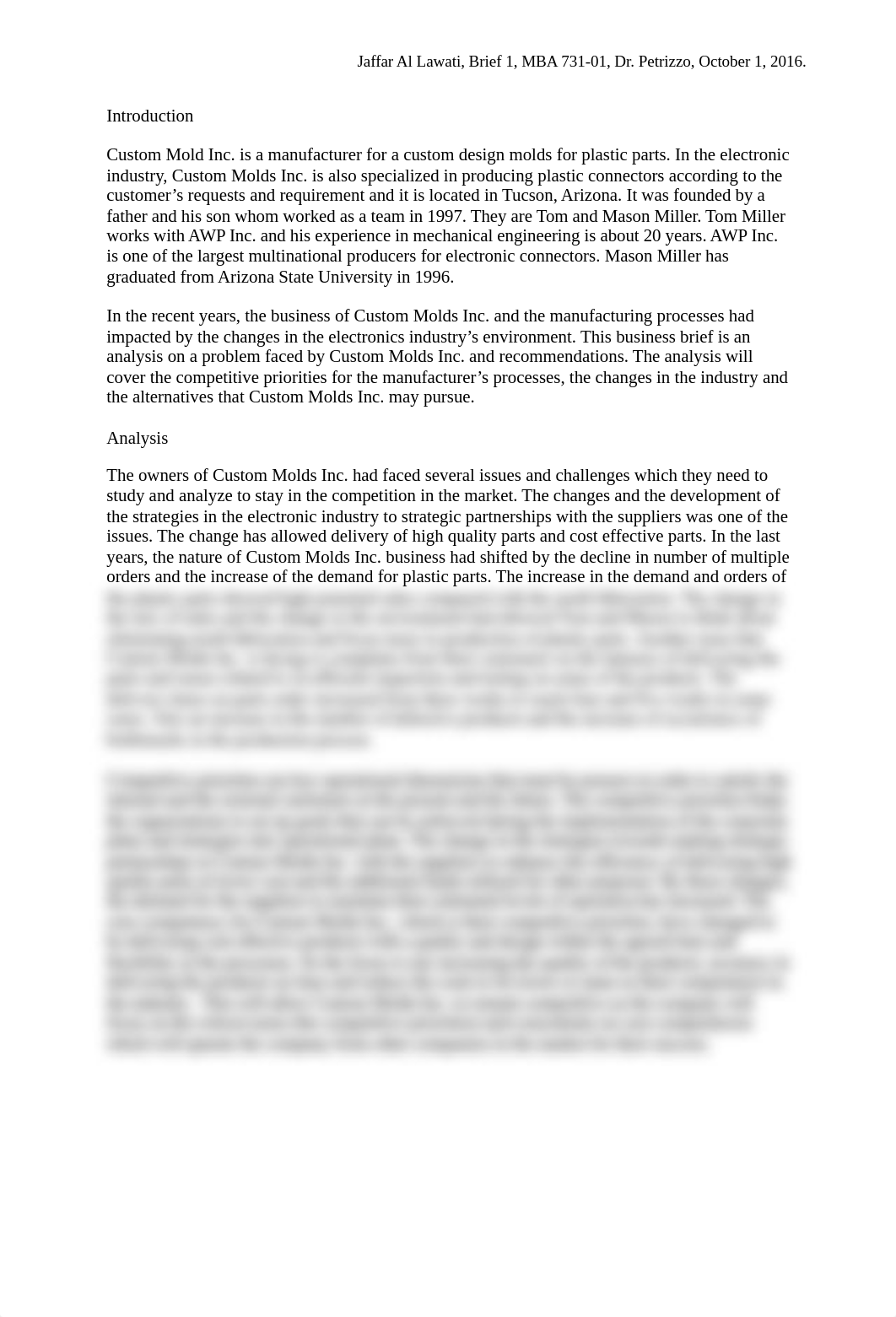 Business Brief Custom Molds, Inc. - turn it in.docx_deqduadxm2l_page1