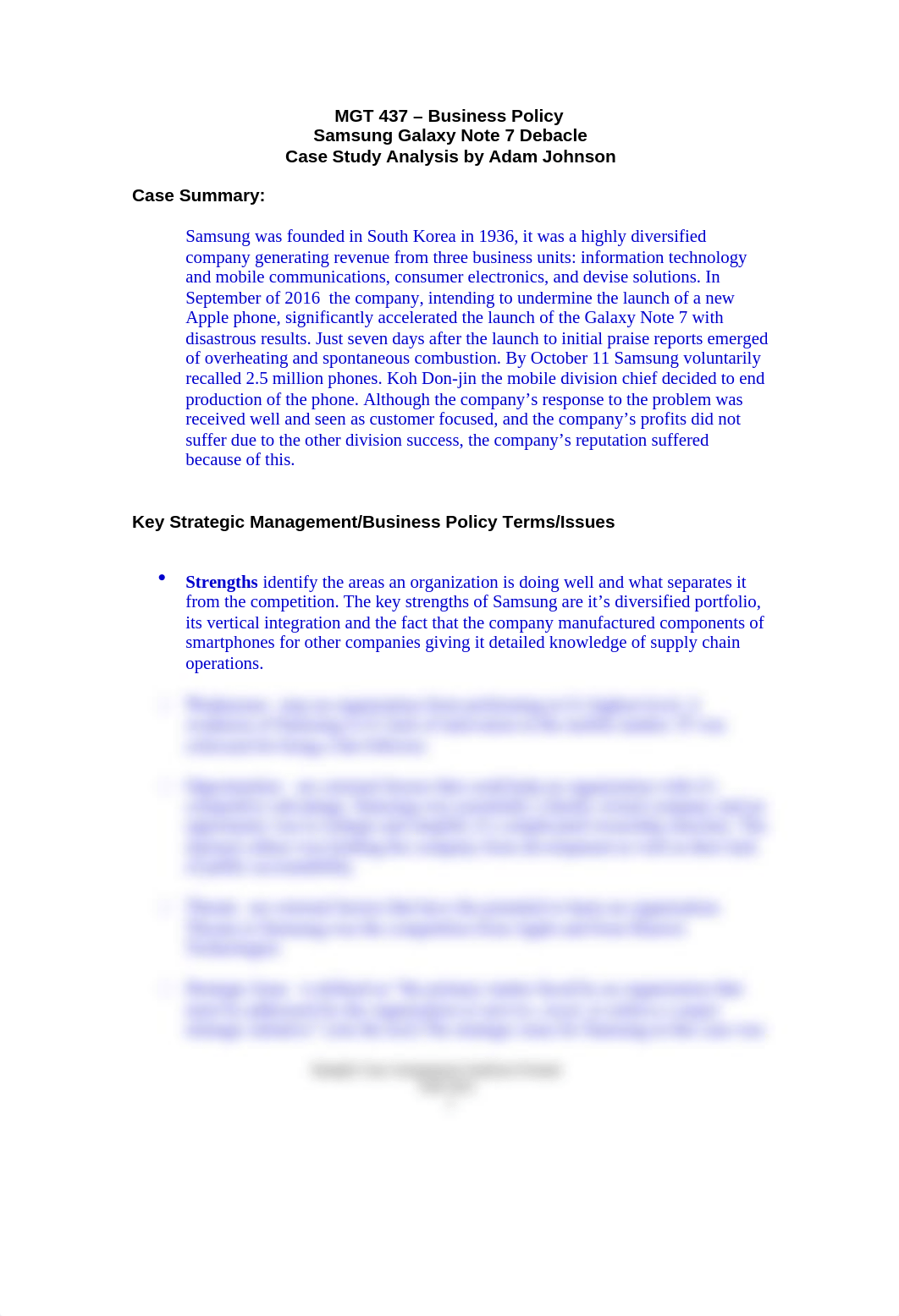 A Johnson -Samsung Case Study - Sample Case Assignment Analysis Format MGT 437.doc_deqgc52xq9j_page1