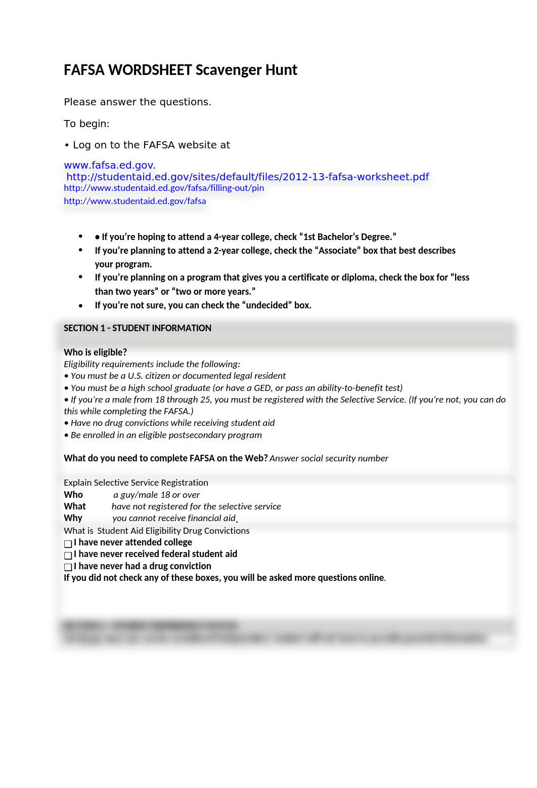 FAFSA WORKSHEET Scavenger Huntteacher answers.docx_dergruy7f3n_page1