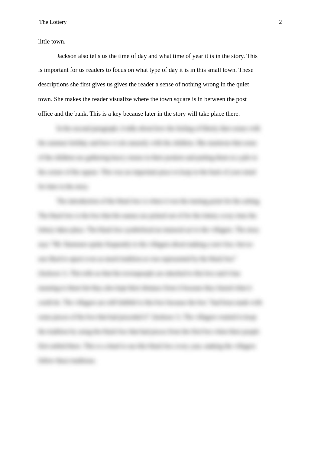 Analytical Close Reading of Shirley Jackson's "The Lottery".docx_des3jni37w5_page2