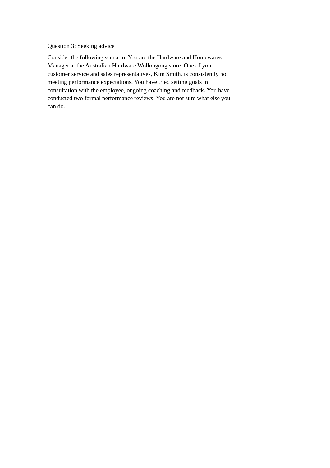 Your first name, your surname, BSBMGT502,Task 4- Appendix 1Question 3.docx_des6w8smkg6_page1