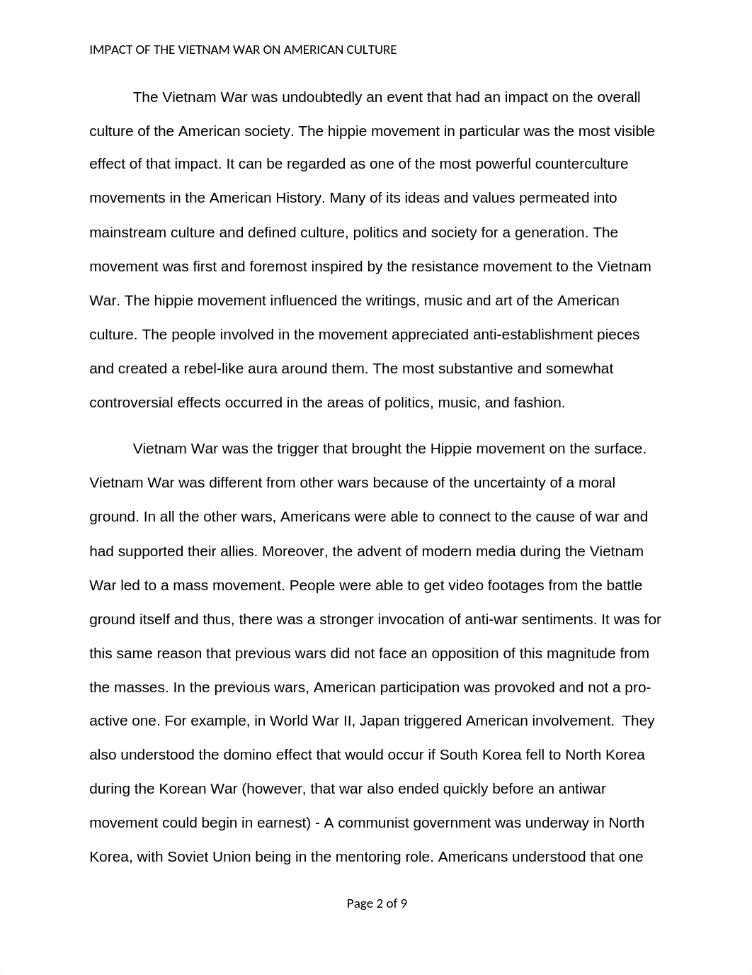 Impact of the vietnam war on american culture_desdf2sjlkm_page2