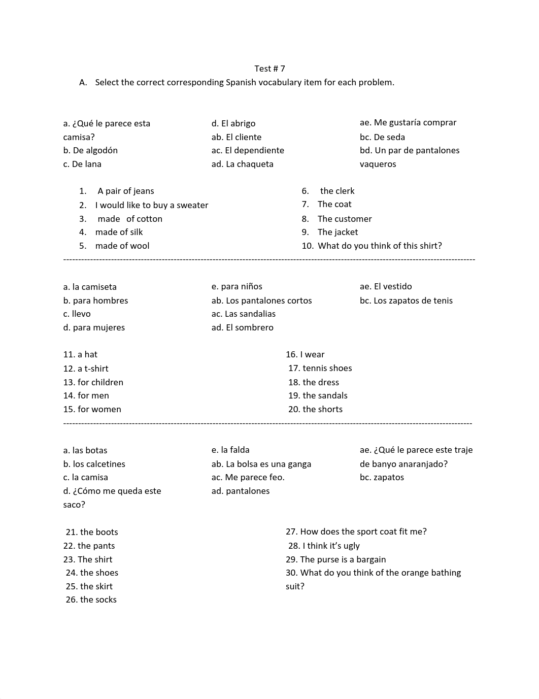 Spanish 101 Test # 7.pdf_desyv7dr5w9_page1