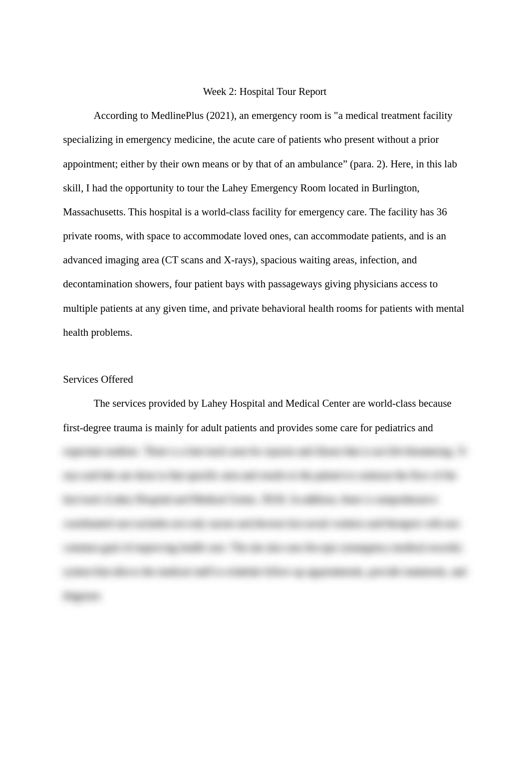 Shana White Farrier_Week 2_Hospital Tour Report_Fundementals of Nursing.docx_det01un3500_page2