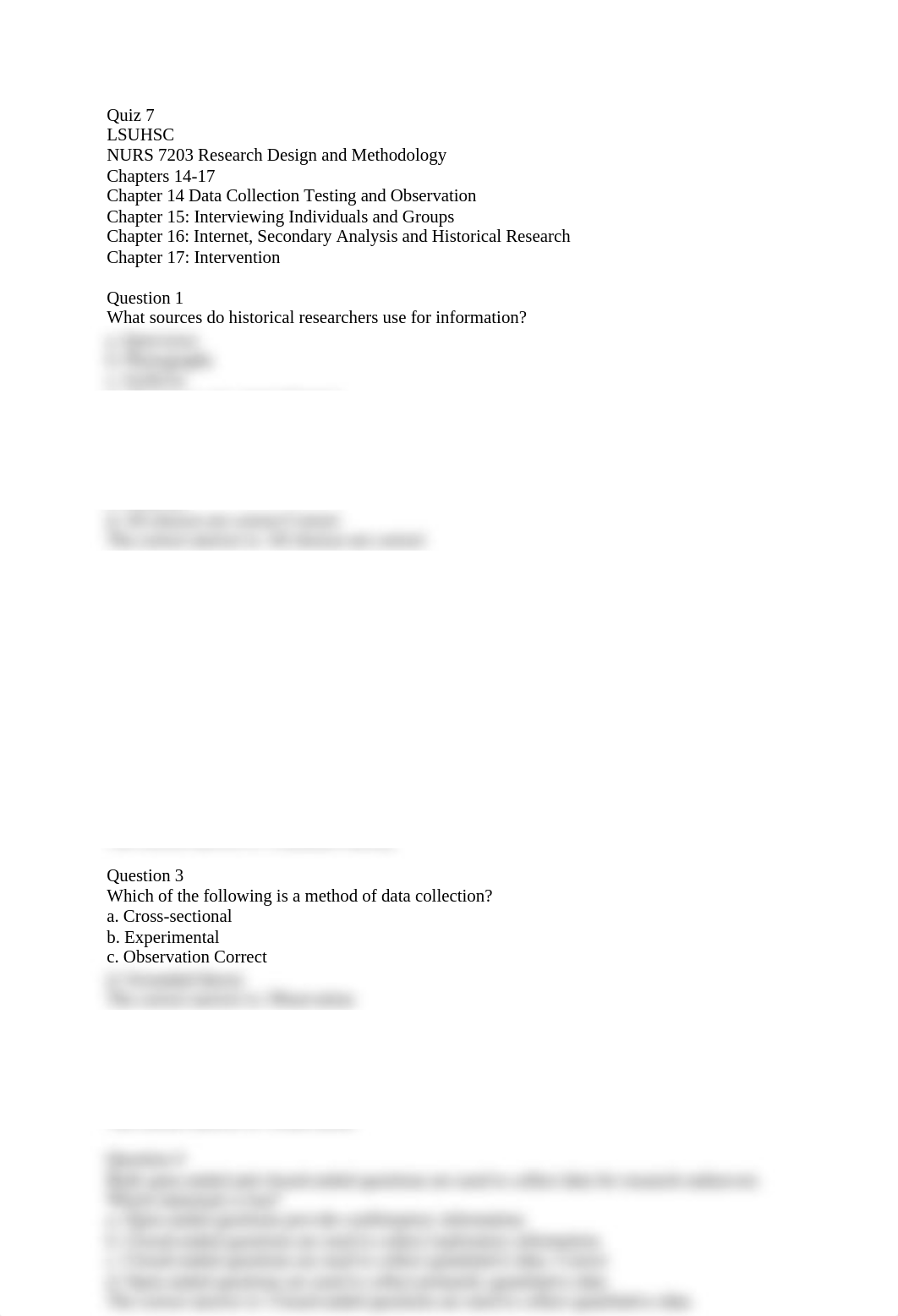 Quiz 7 NURS 7203 Research Design and Methodology .docx_det0xzj2zaf_page1