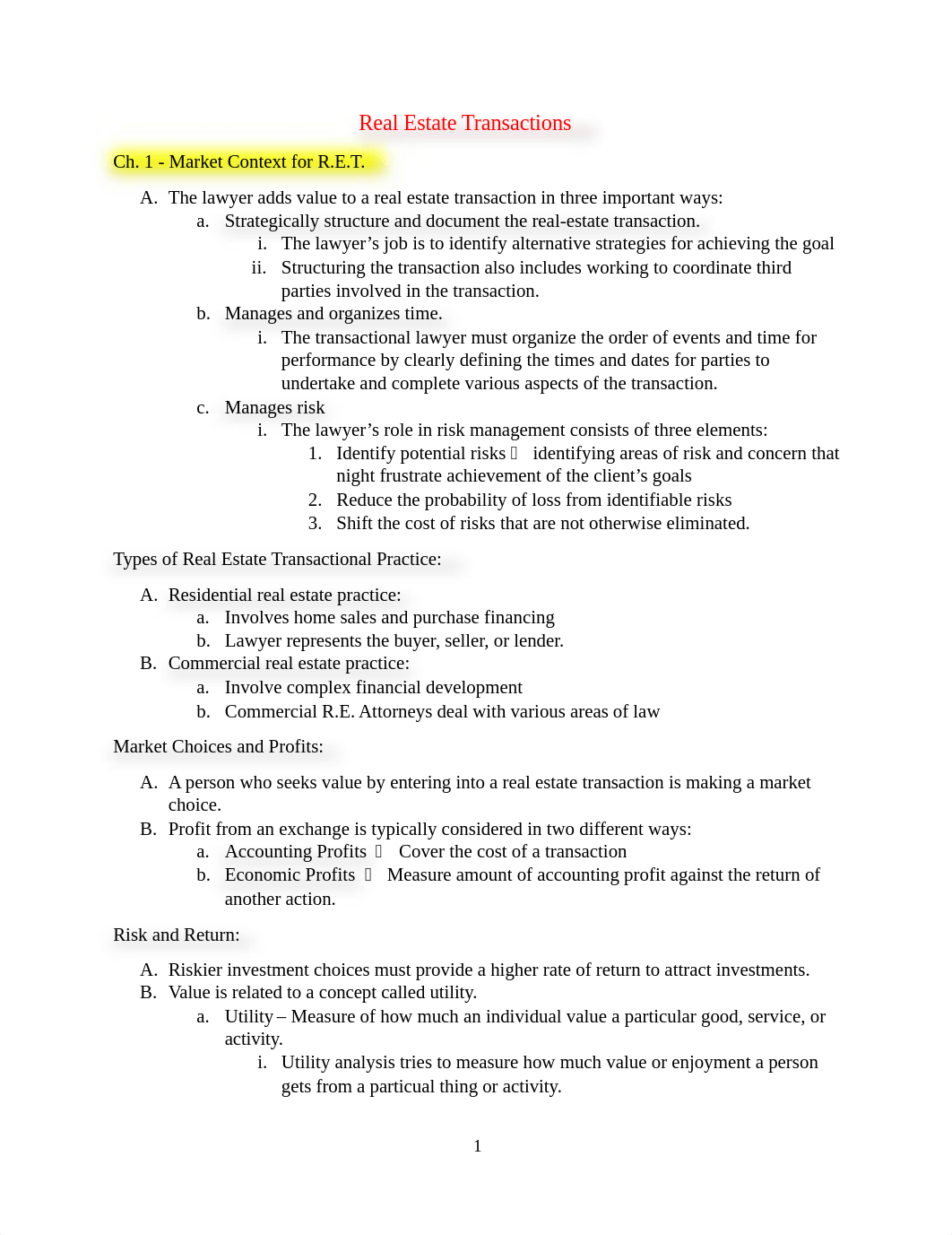 Real Estate Transactions Outline.docx_det7klv09tg_page1