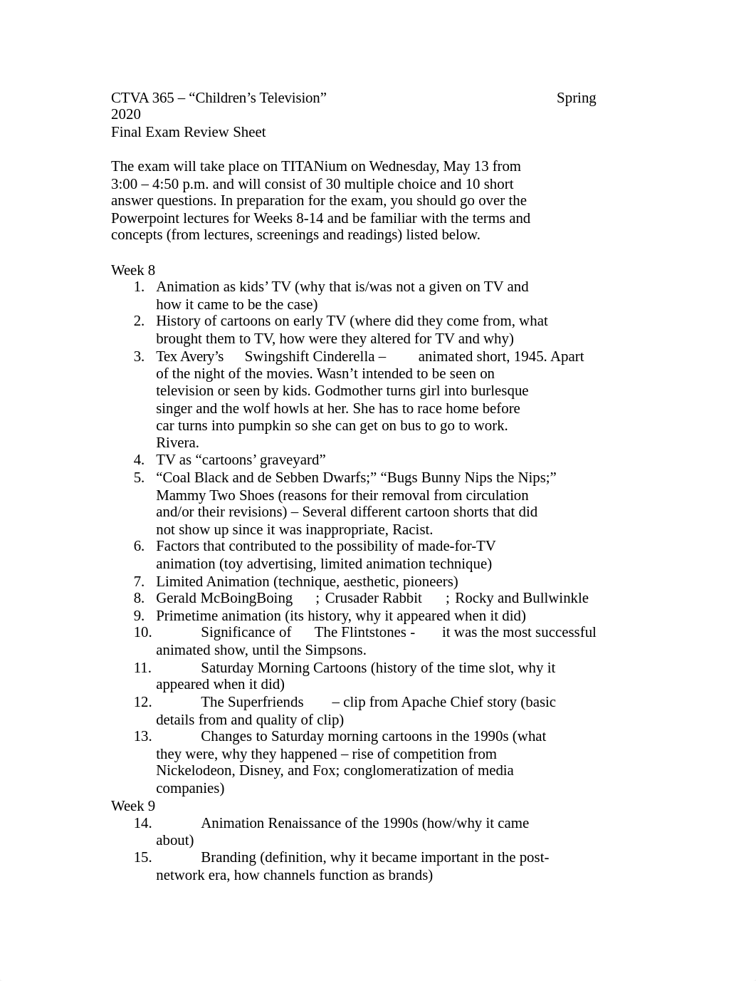 CTVA 365 Spr20 Final Exam Review Sheet.docx_detdct5a460_page1